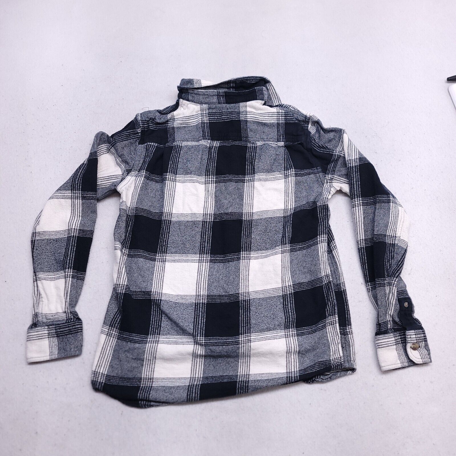 Old Navy Old Navy Tartan Flannel Shirt Mens Size Extra Small XS Black Size US XS / EU 42 / 0 - 10 Thumbnail