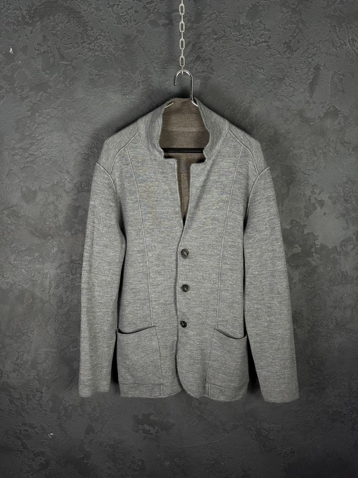 Maurizio Baldassari Maurizio Baldassari Reversible Knit Wool Swacket Size US M / EU 48-50 / 2 - 3 Thumbnail