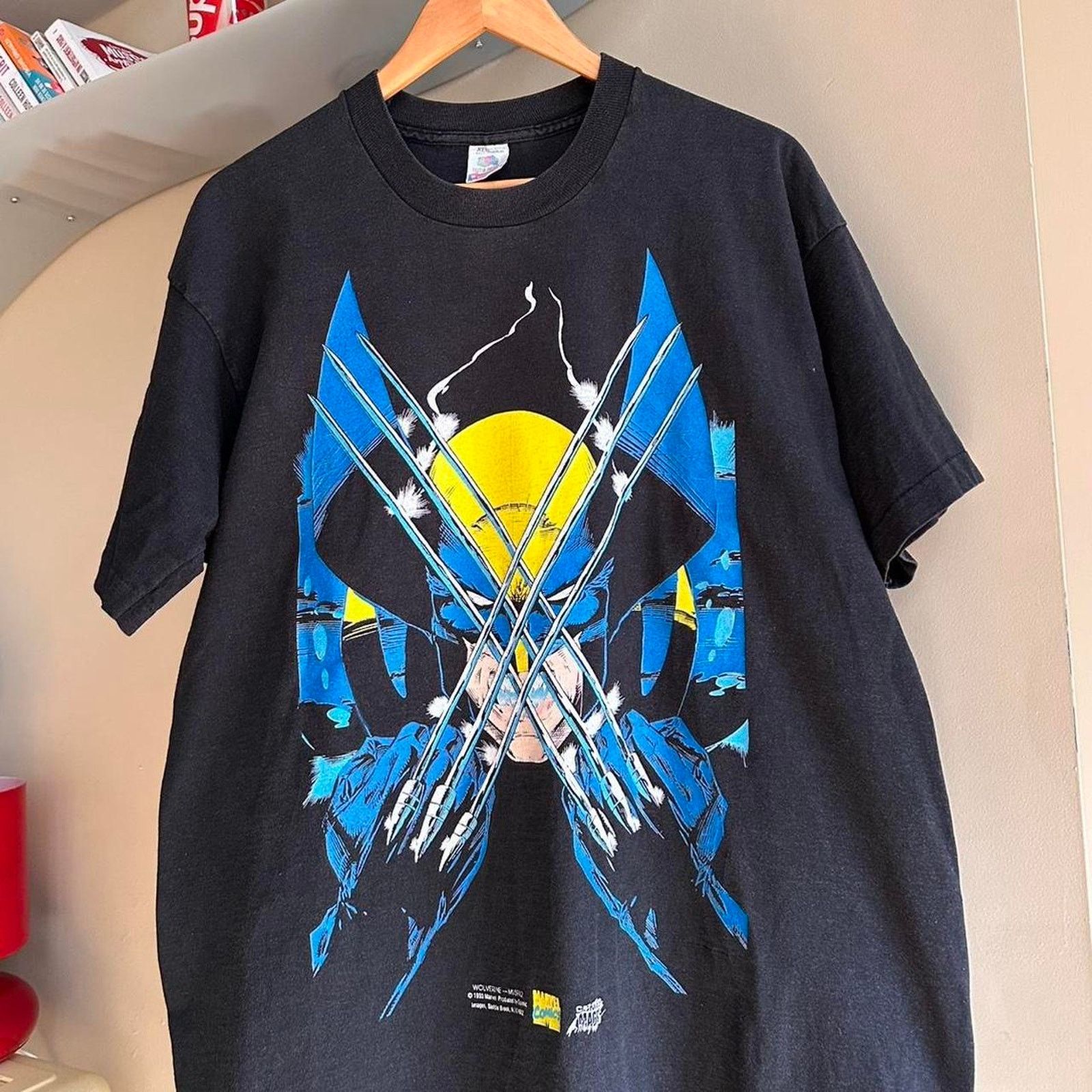 Marvel Comics × Vintage × Wolverine Vintage 1993 Wolverine Marvel Comics Shirt Size US XL / EU 56 / 4 - 2 Thumbnail