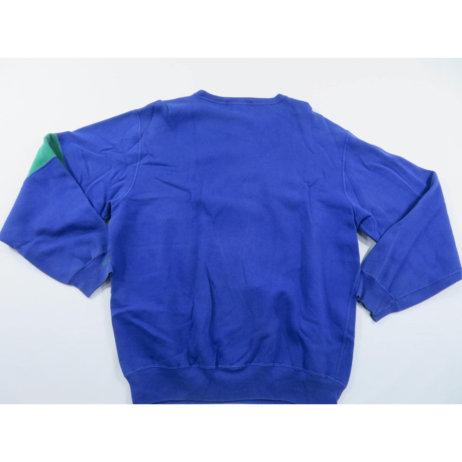 Polo Ralph Lauren Polo Color Block Sweatshirt Blue Sz M 1990s Size US M / EU 48-50 / 2 - 3 Thumbnail