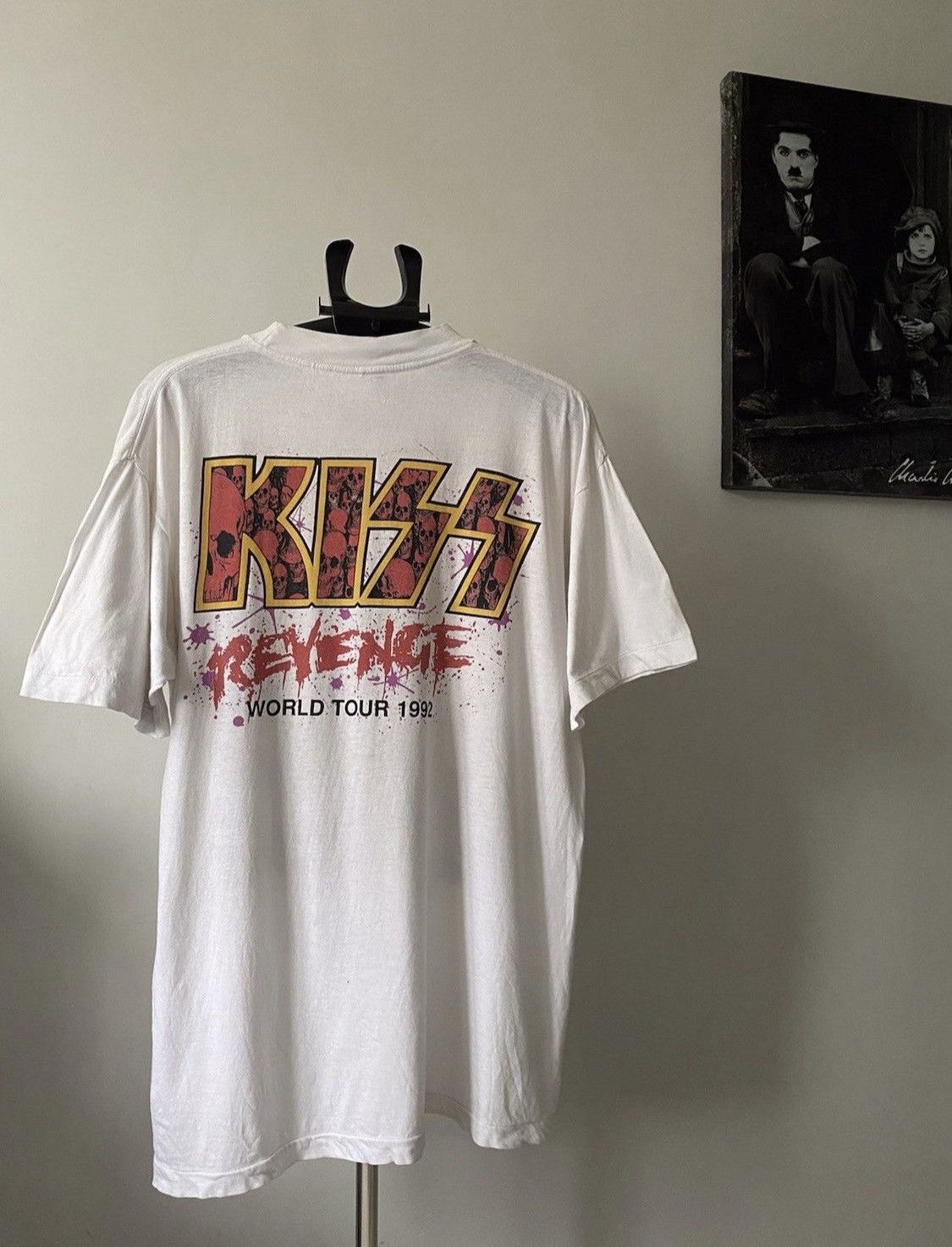 Band Tees × KISS × Vintage KISS 1992 Revenge Vintage Tour T Shirt Size US XL / EU 56 / 4 - 4 Thumbnail