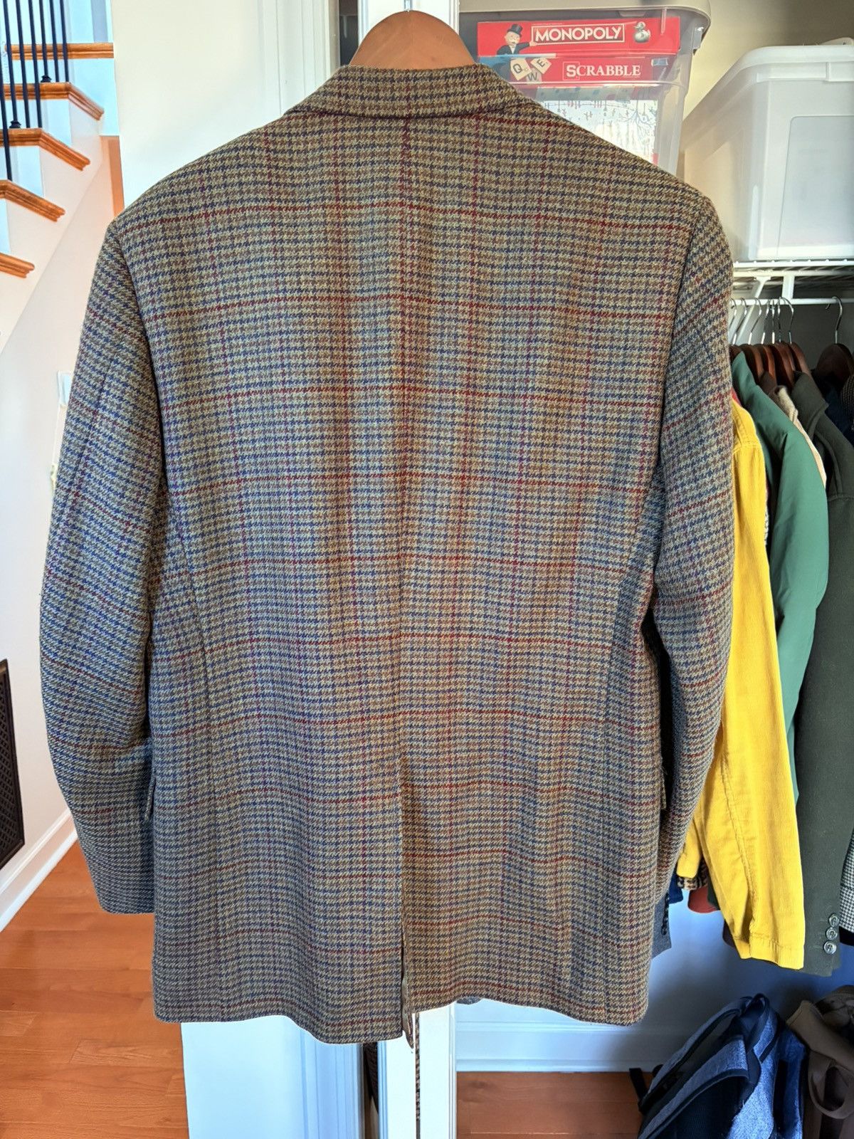 Brooks Brothers Brooks Brothers Wool Plaid Houndstooth Blazer Size 38R - 6 Thumbnail