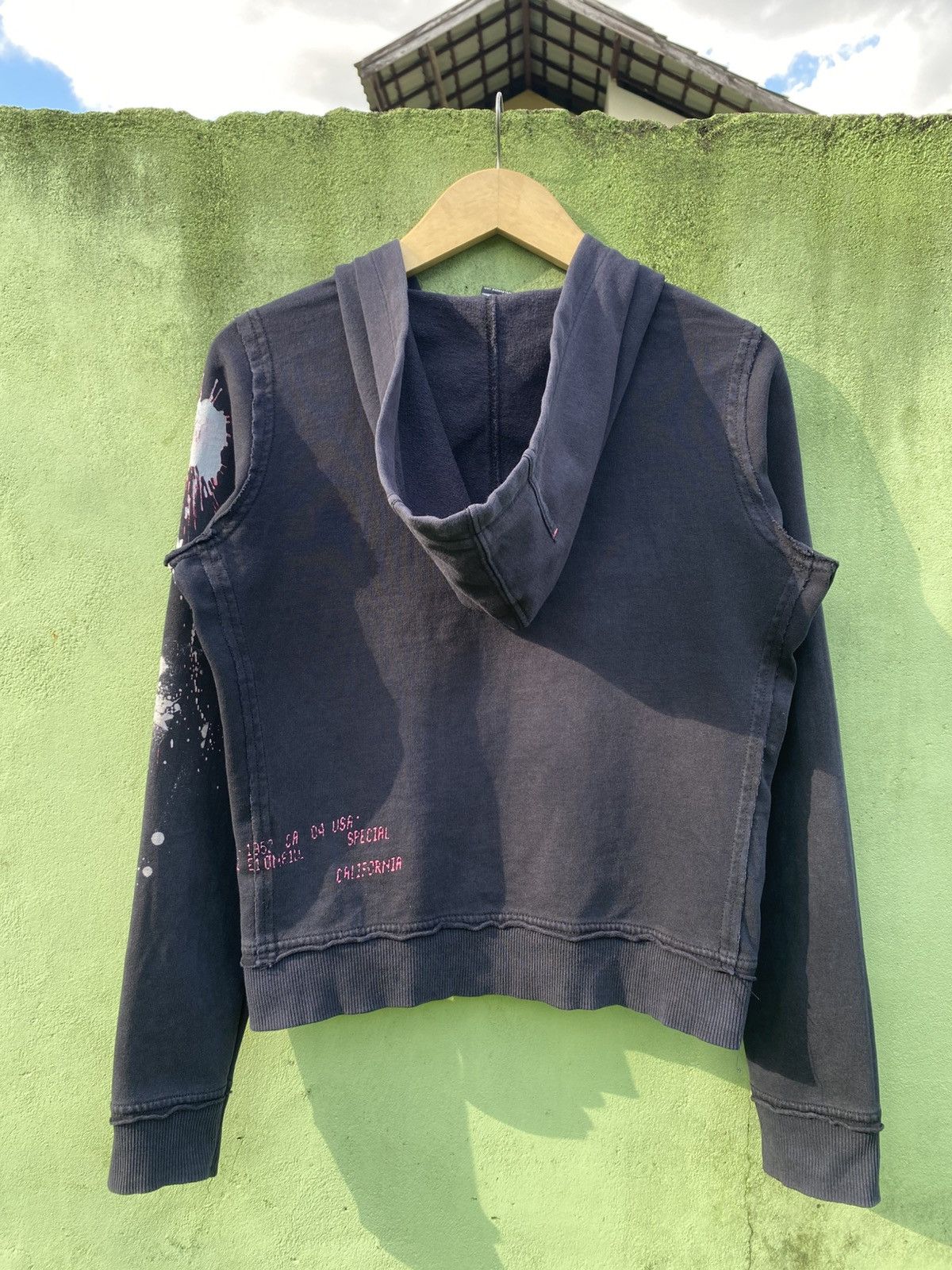 O'Neill Vintage O’Neill Zip Hoodie Paint Splatter Distressed Grunge Size US M / EU 48-50 / 2 - 9 Thumbnail