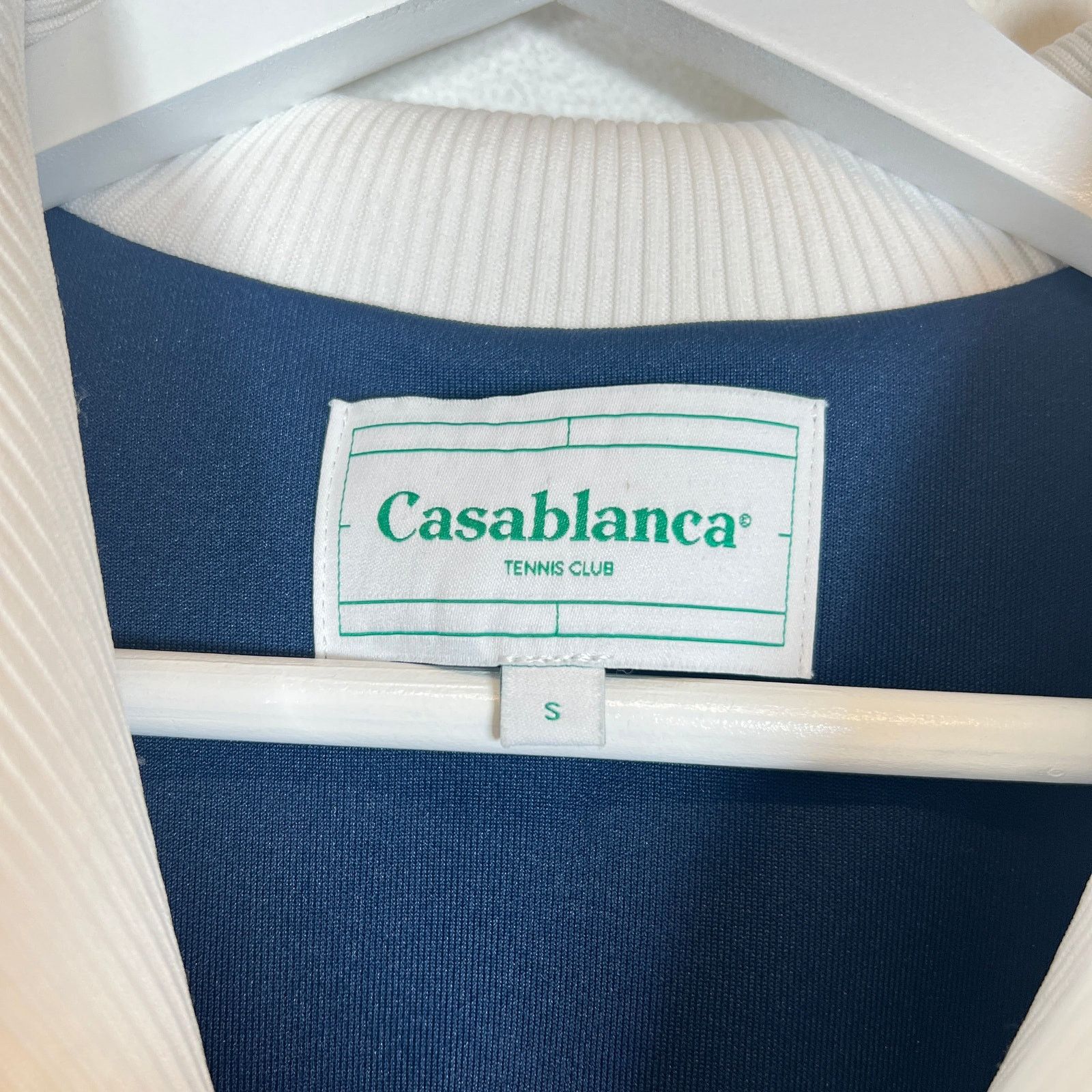 Casablanca Casablanca Navy Patch Track Varsity Jacket Size S Size US S / EU 44-46 / 1 - 3 Thumbnail
