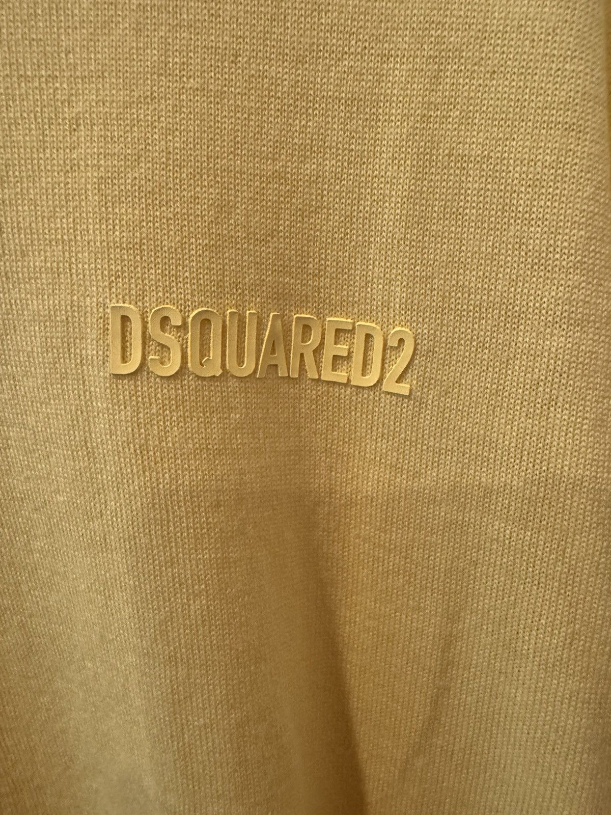 Dsquared2 Dsquared2 Yellow Knitted Sweater Size US S / EU 44-46 / 1 - 2 Thumbnail