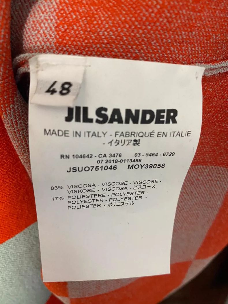Jil Sander Jil Sander Contrast Plaid Knit Top Size US M / EU 48-50 / 2 - 4 Thumbnail