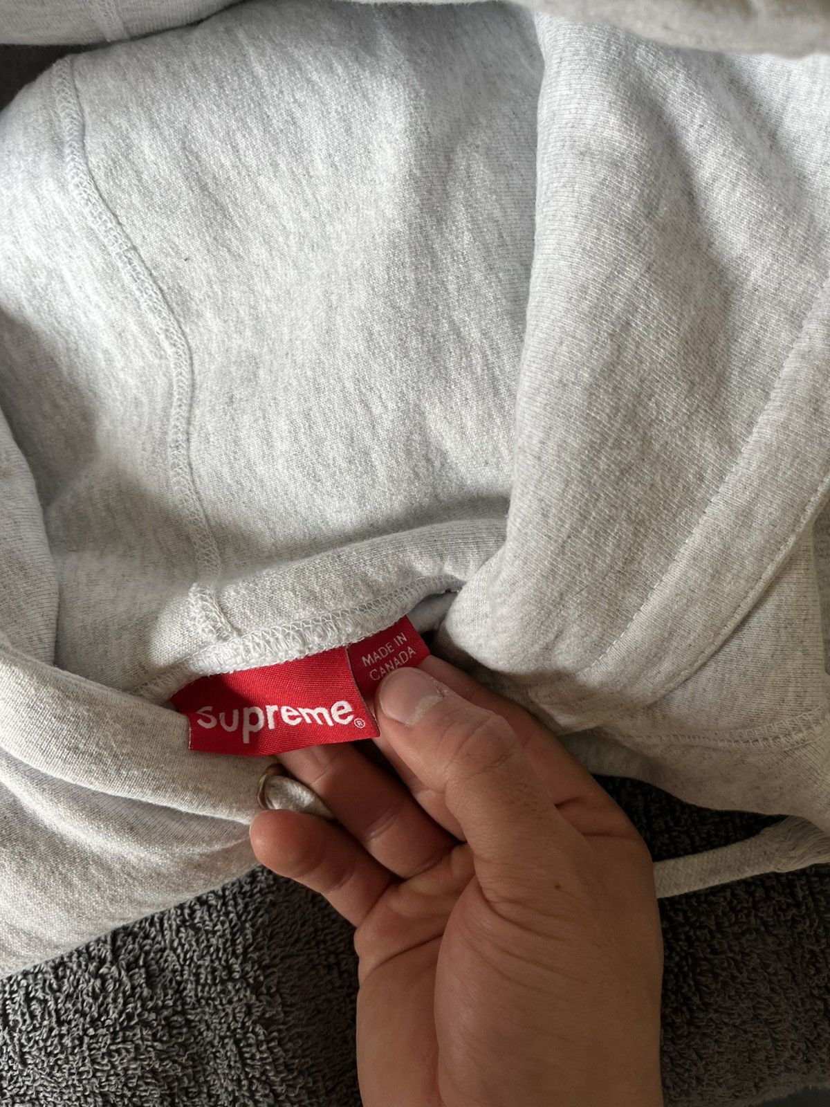 Supreme Supreme Grey Hoodie Size US XL / EU 56 / 4 - 6 Thumbnail