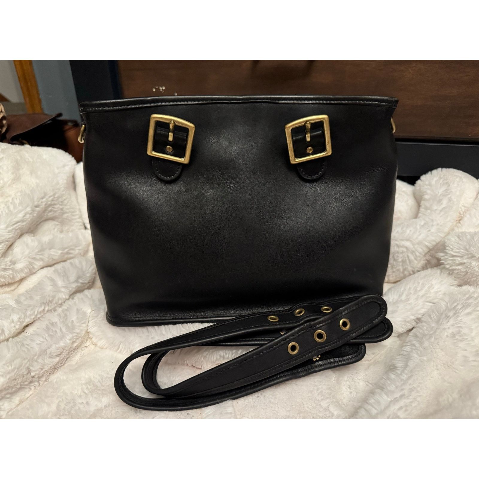 Coach Vintage Coach Legacy Satchel Black Leather Bag Size ONE SIZE - 10 Thumbnail