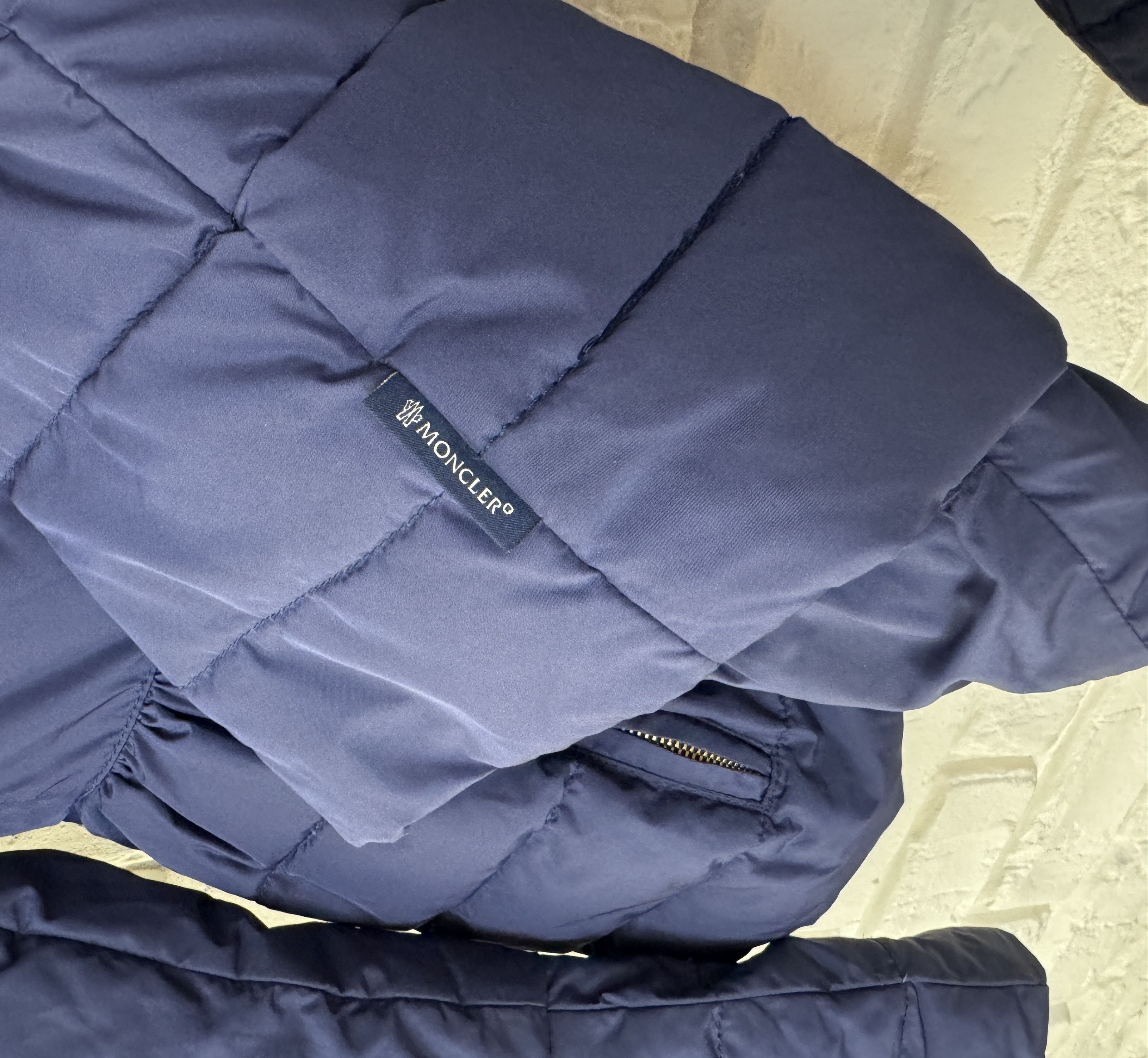 Moncler Authentic Moncler Kelly Jacket Puffer Navy Blue Logo Size 0 Size XS / US 0-2 / IT 36-38 - 6 Thumbnail