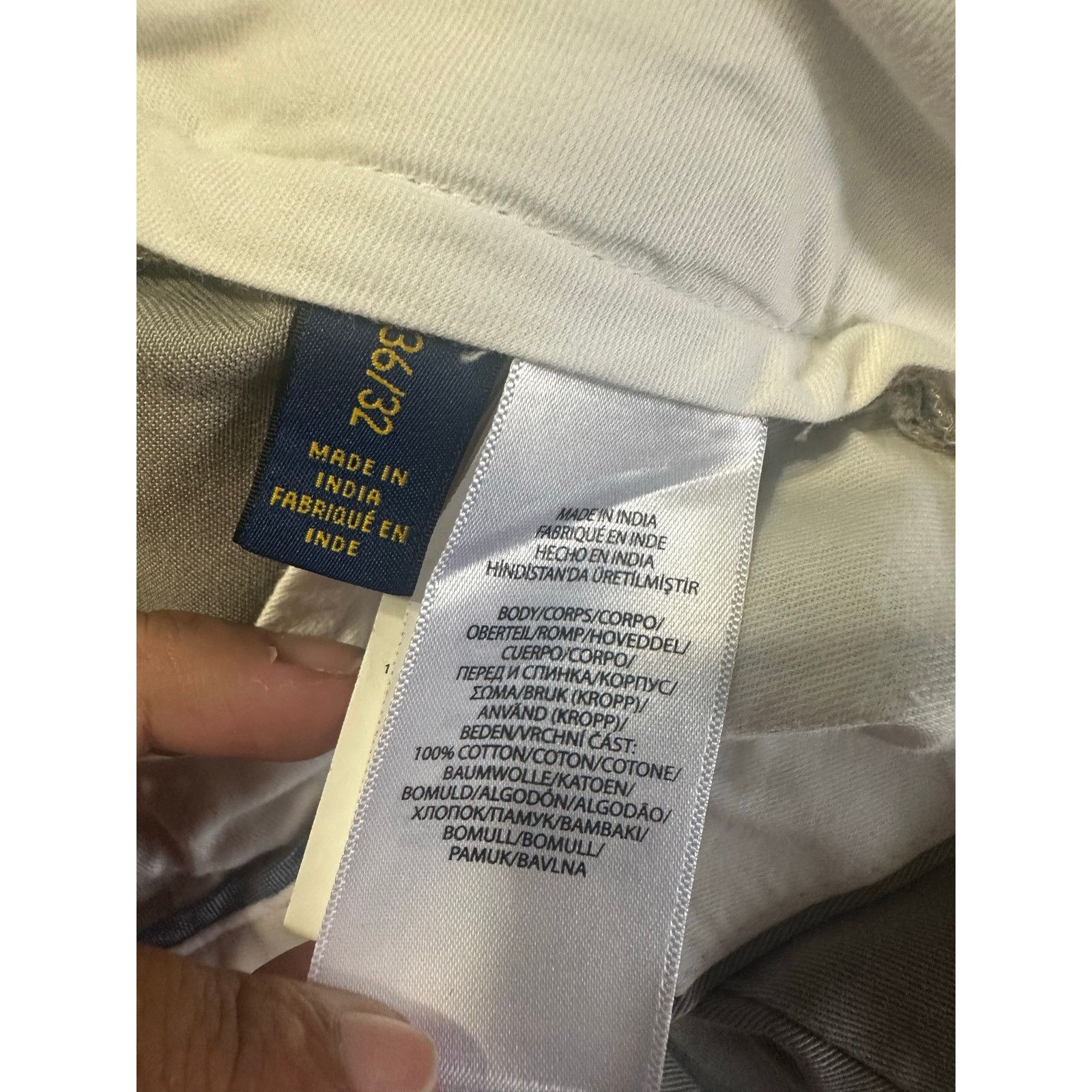 Polo Ralph Lauren Polo Ralph Lauren Grey Class Fit Pants Size US 36 / EU 52 - 12 Thumbnail