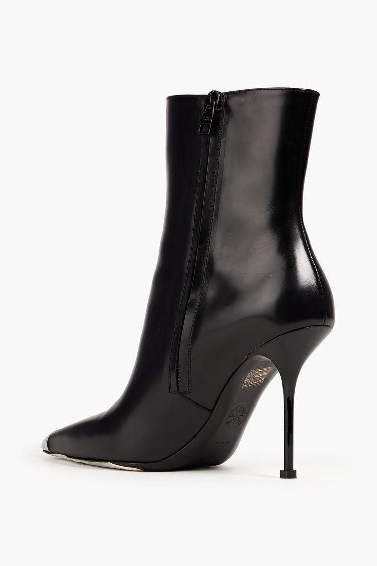 Alexander McQueen o1y0225 Ankle Boots in Black Size US 9 / IT 39 - 3 Thumbnail