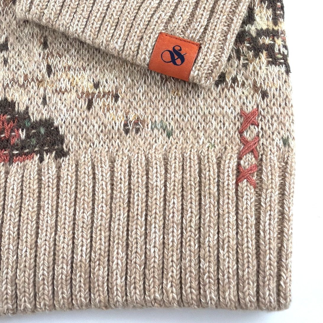 Scotch & Soda Scotch & Soda Mountain Tannin Loose Fit Pullover Sweater M Size US M / EU 48-50 / 2 - 8 Thumbnail