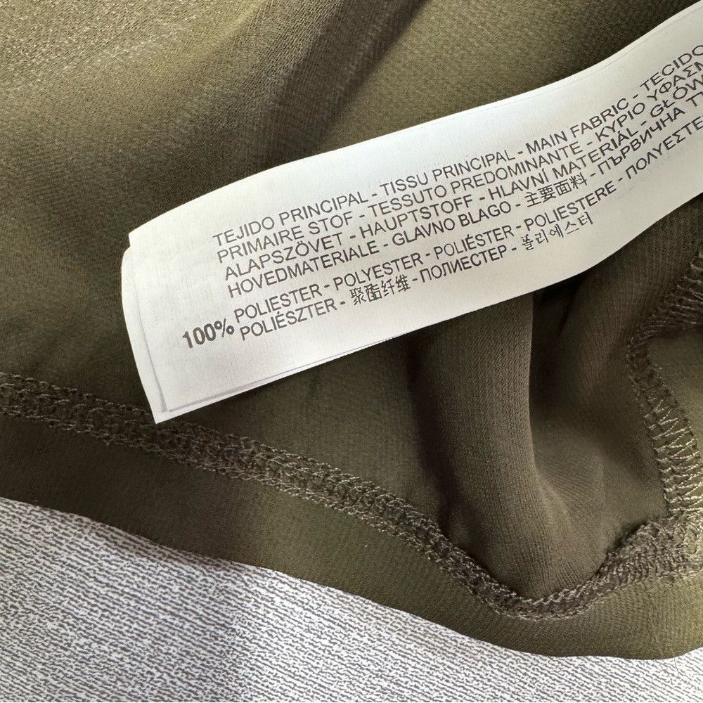 Zara NWT New Zara Cotton Blend Long Sleeve Olive Tee Size L Size L / US 10 / IT 46 - 8 Thumbnail
