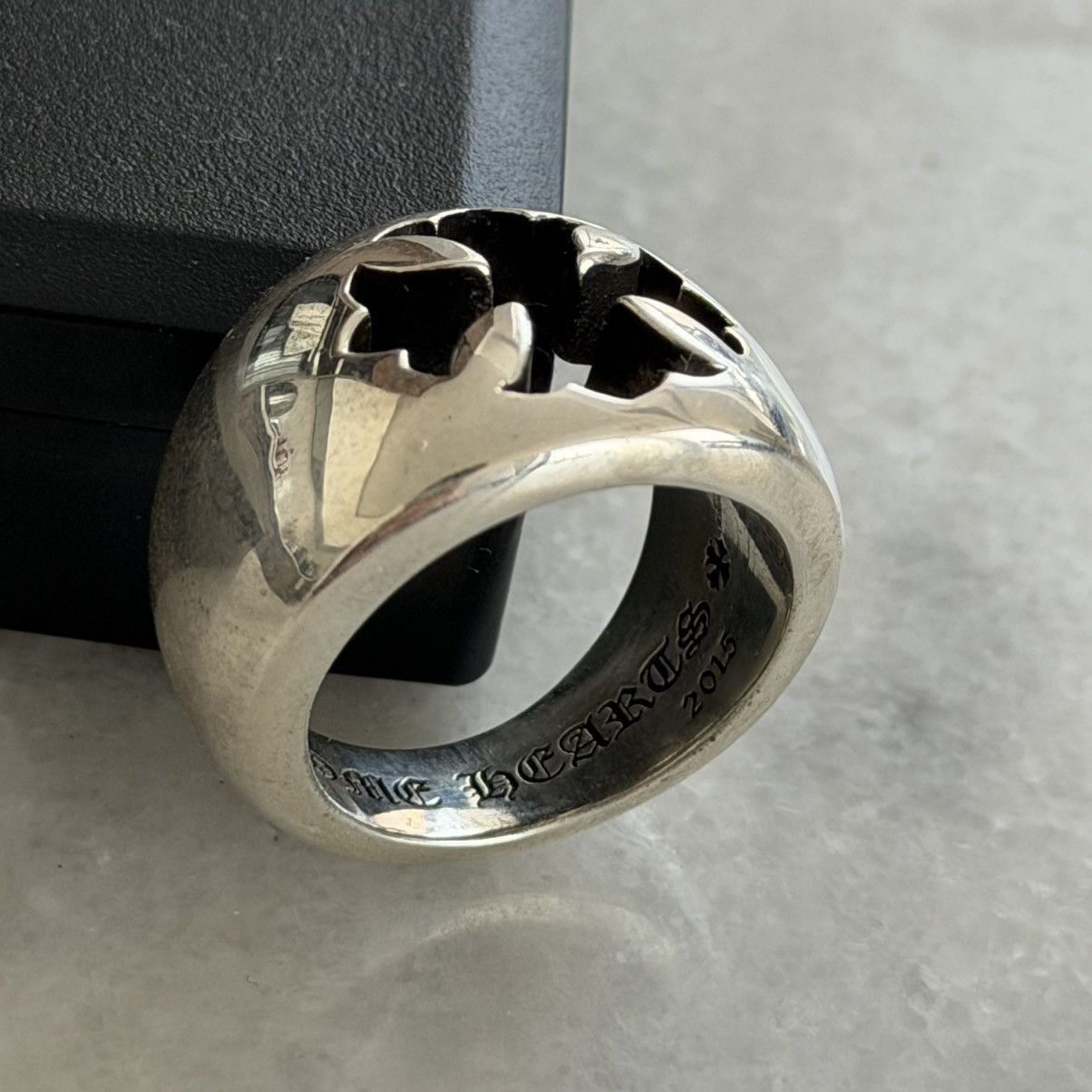 Chrome Hearts Negative Space Plus Cross Ring US9 Size ONE SIZE - 8 Thumbnail