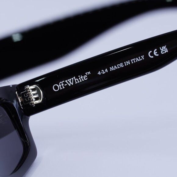 Off-White 🕶️New Off-White OERI135 MIRAMAR 1007 Black Sunglasses Size ONE SIZE - 8 Thumbnail
