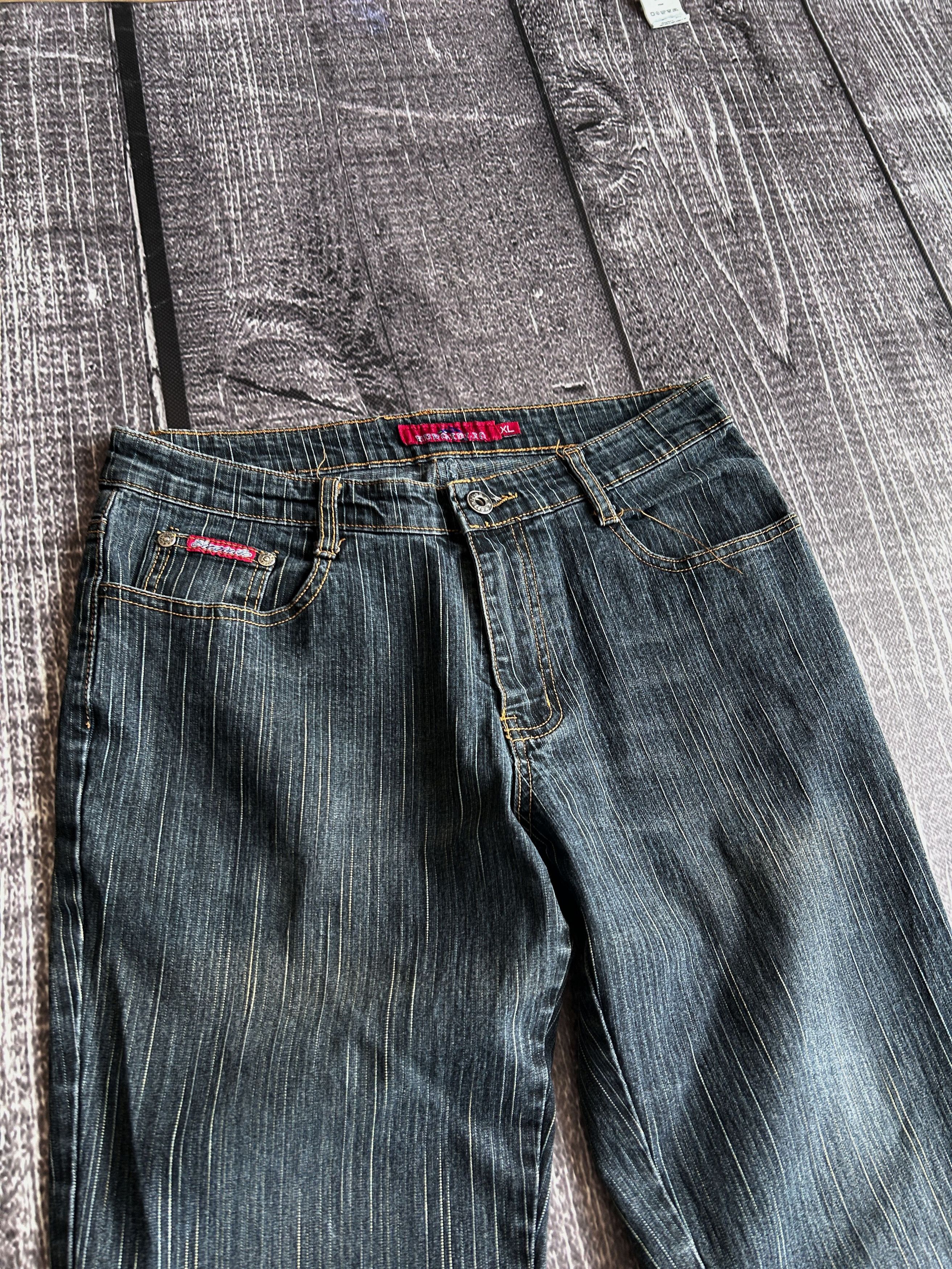 Designer FLARED💥 JUNYA WATANABE BALENCIAGA STYLE DISTRESSED JEANS Size US 30 / EU 46 - 6 Thumbnail