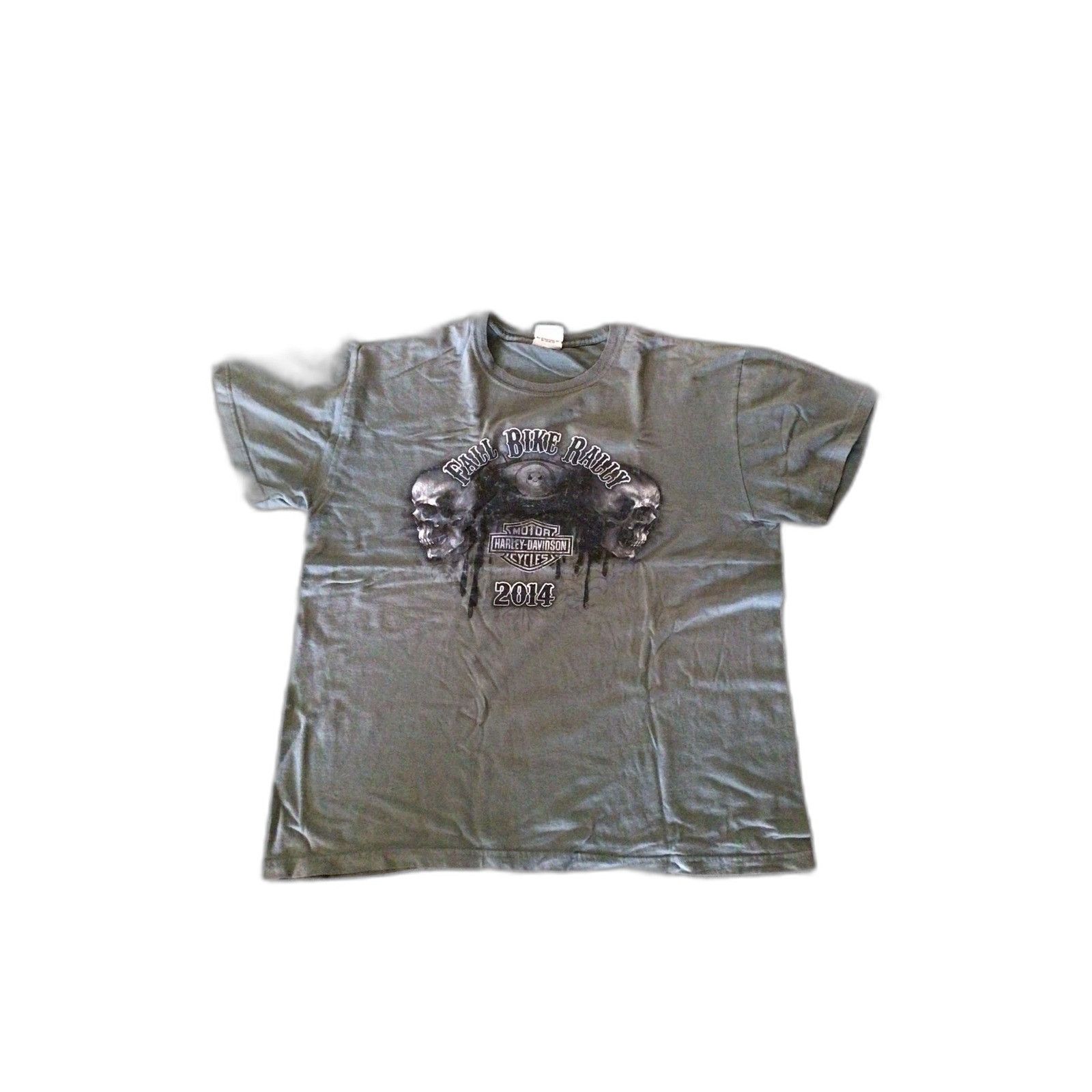 Vintage Harley Davidson Green Biker Shirt XL Preloved Size US XL / EU 56 / 4 - 1 Thumbnail