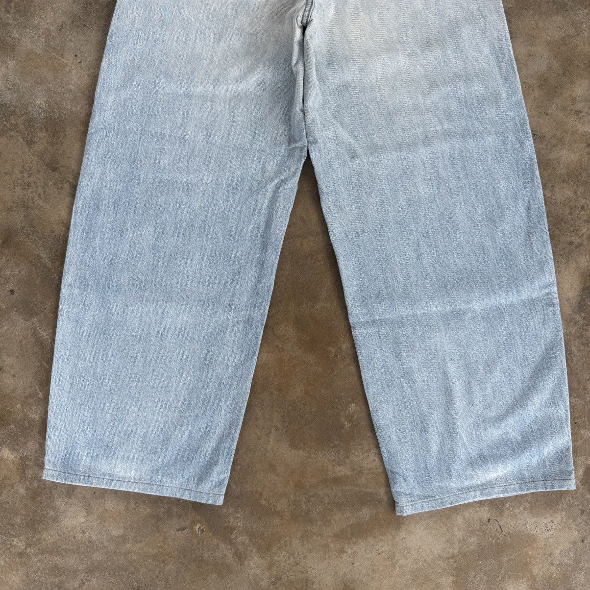 Japanese Brand VINTAGE JAPAN BAGGY STRAIGHT FADED JEAN DENIM PANTS Size US 29 - 10 Thumbnail