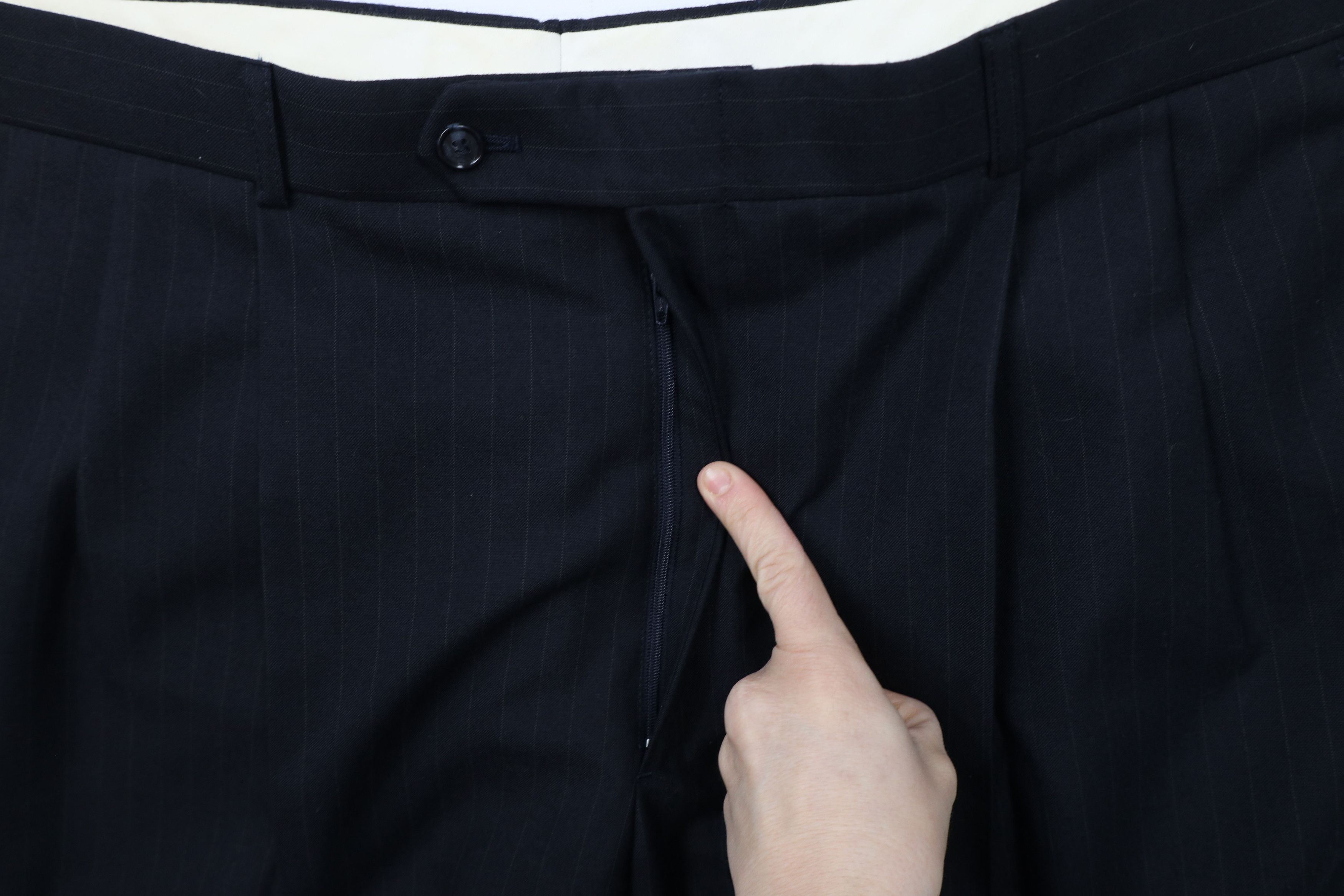 Vintage Vintage 90s Streetwear Wool Blend Wide Leg Chino Pants Size US 38 / EU 54 - 5 Thumbnail