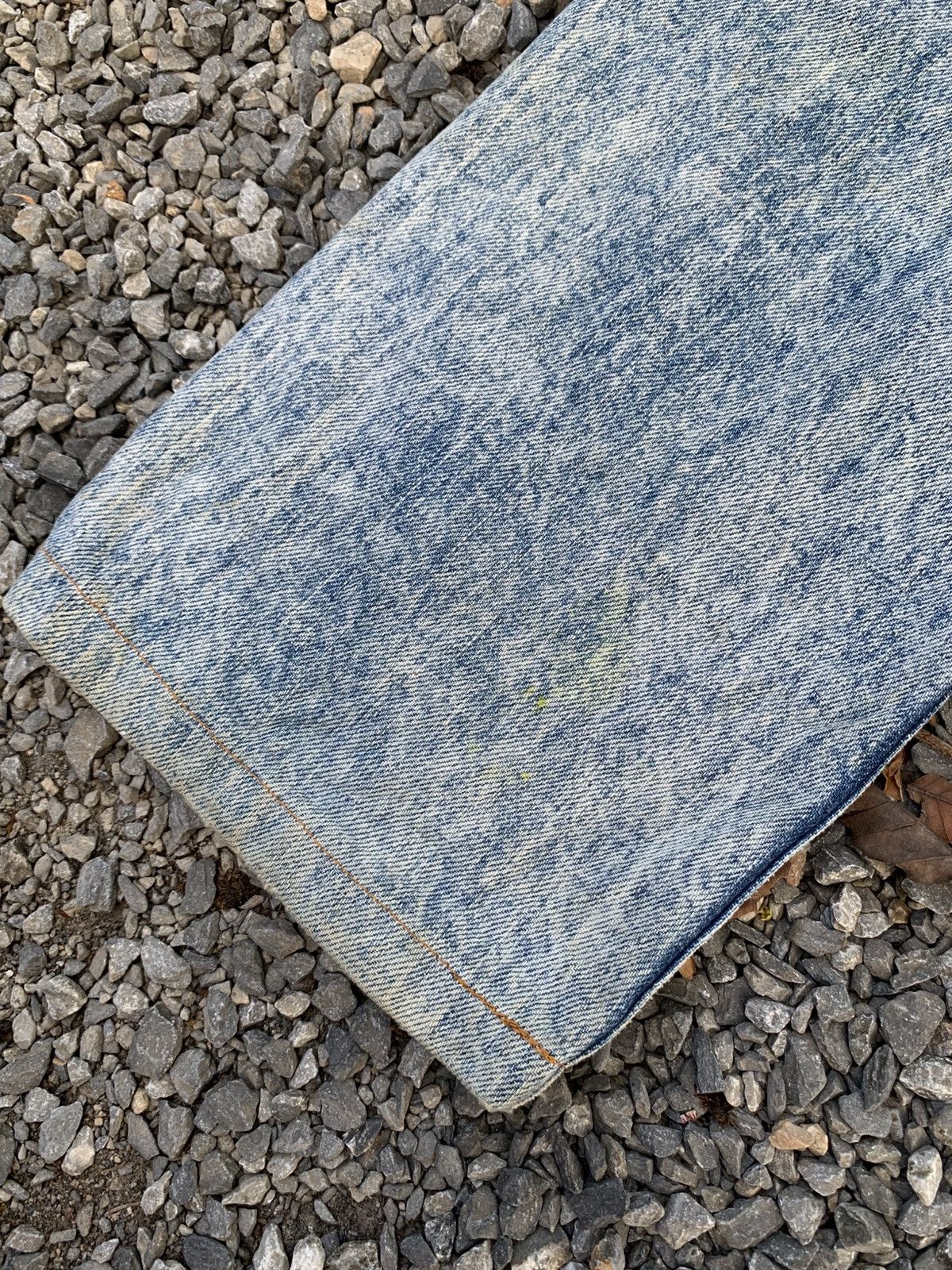 Kapital VINTAGE LEVI'S 502X BIG E SELVEDGE ASIDWASH DISTRESSED DENIM Size US 28 / EU 44 - 22 Thumbnail