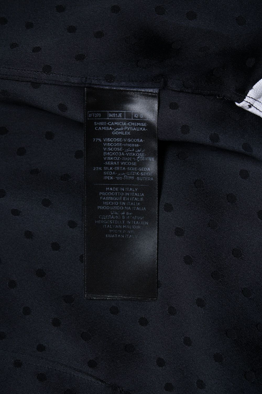 Tom Ford Tom Ford, polkadot shirt in black Size US XL / EU 56 / 4 - 7 Thumbnail