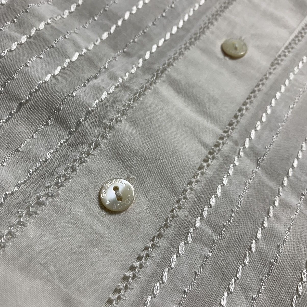 Designer × Dolce & Gabbana Dolce & Gabbana Long Shirt Button Up Blouses Size S / US 4 / IT 40 - 4 Thumbnail