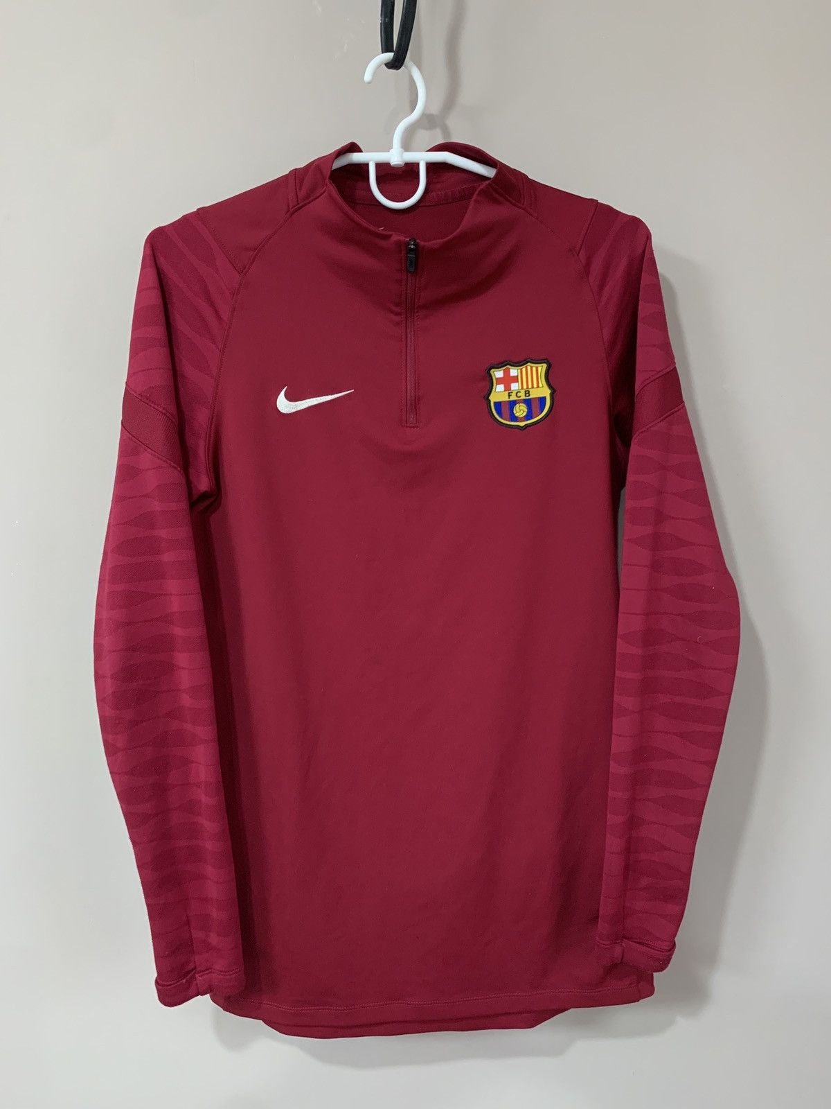Nike Barcelona Training Football Nike Long Sleeve Shirt Soccer Size US S / EU 44-46 / 1 - 1 Thumbnail