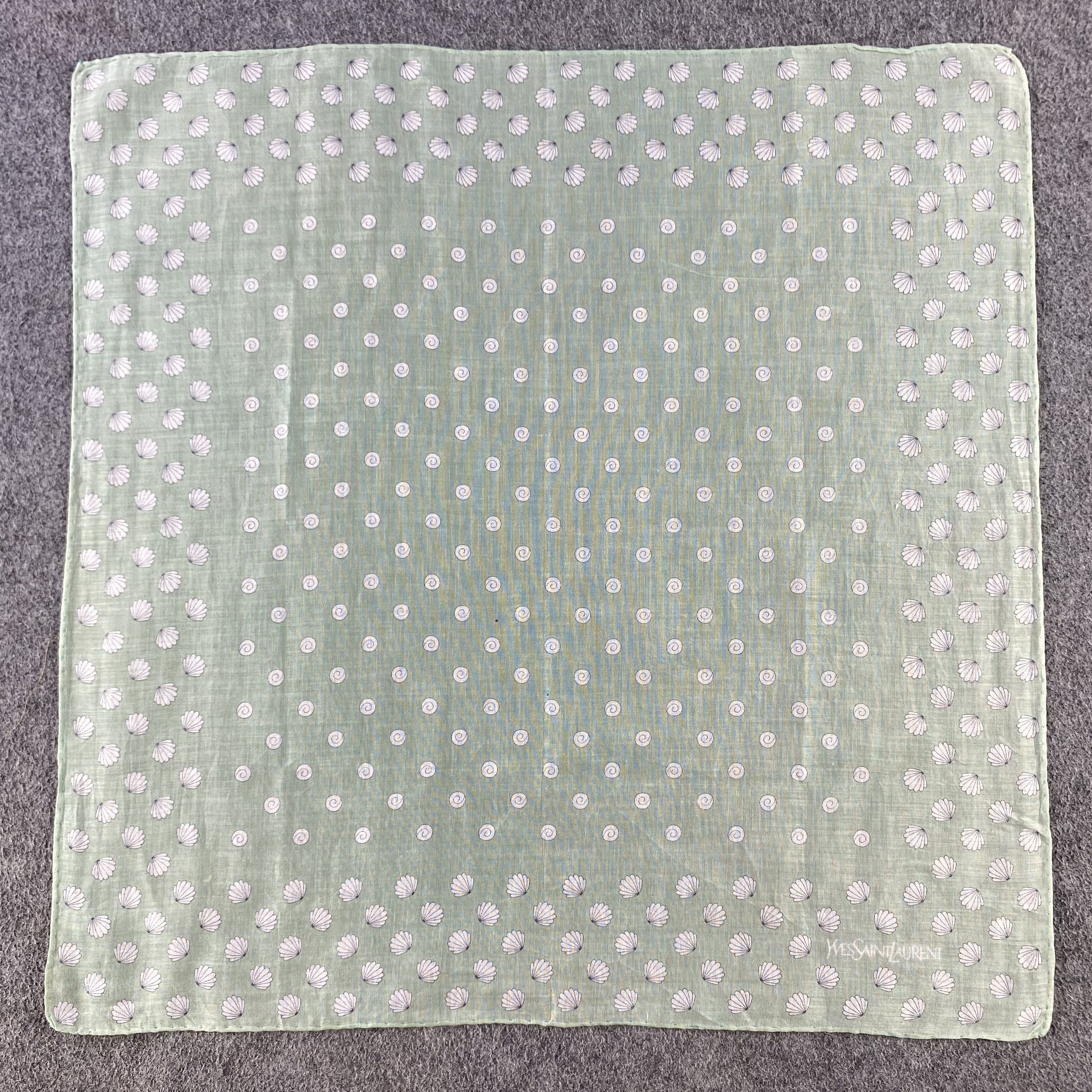 Designer × Vintage × Yves Saint Laurent Yves Saint Laurent Handkerchief/Neckerchief/Bandana HC616 Size ONE SIZE - 1 Thumbnail