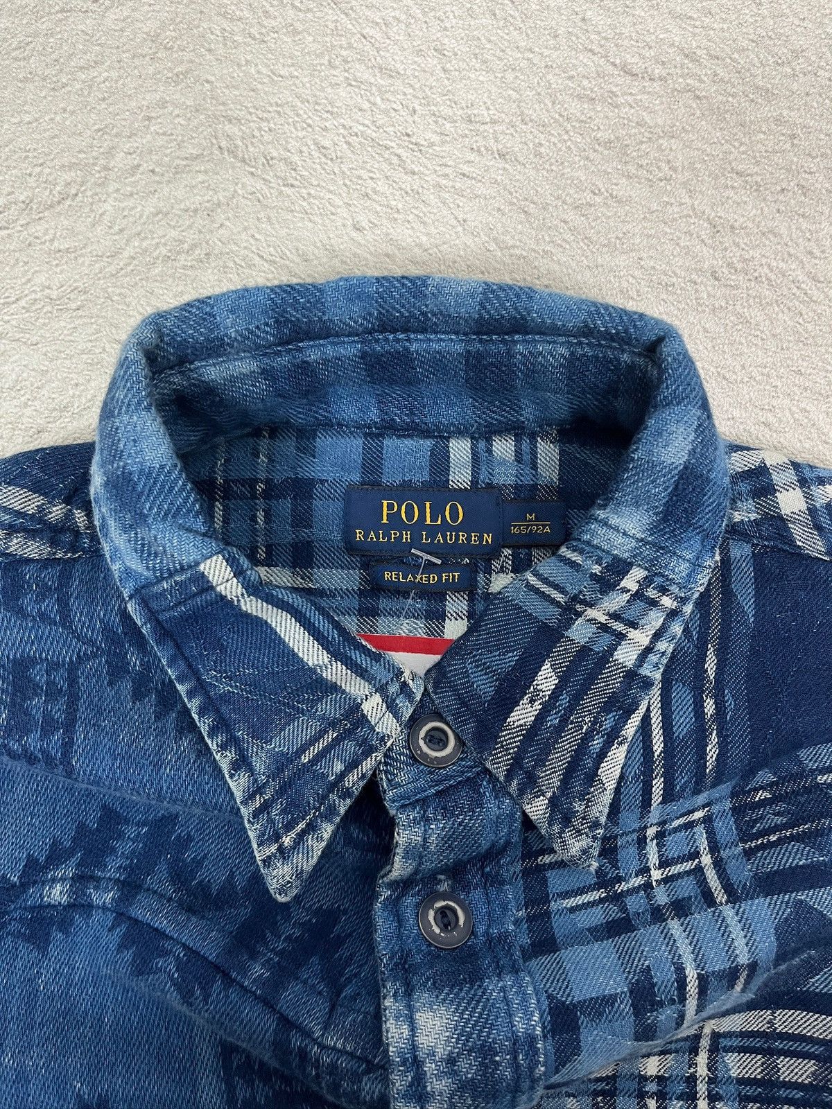 Polo Ralph Lauren Polo Ralph Lauren Indigo Navajo Patchwork Size US L / EU 52-54 / 3 - 3 Thumbnail