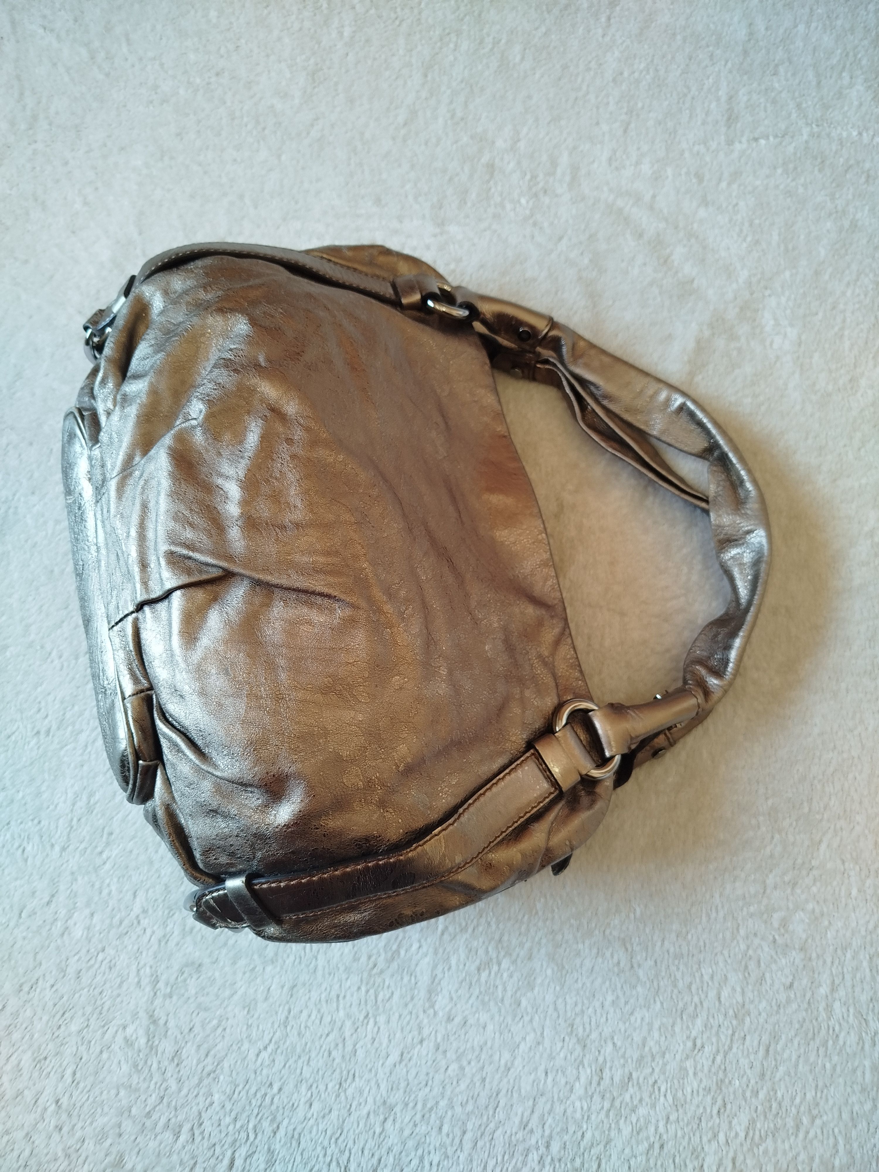 Celine CELINE BITTERSWEET leather handbag gold metallic Size ONE SIZE - 7 Thumbnail