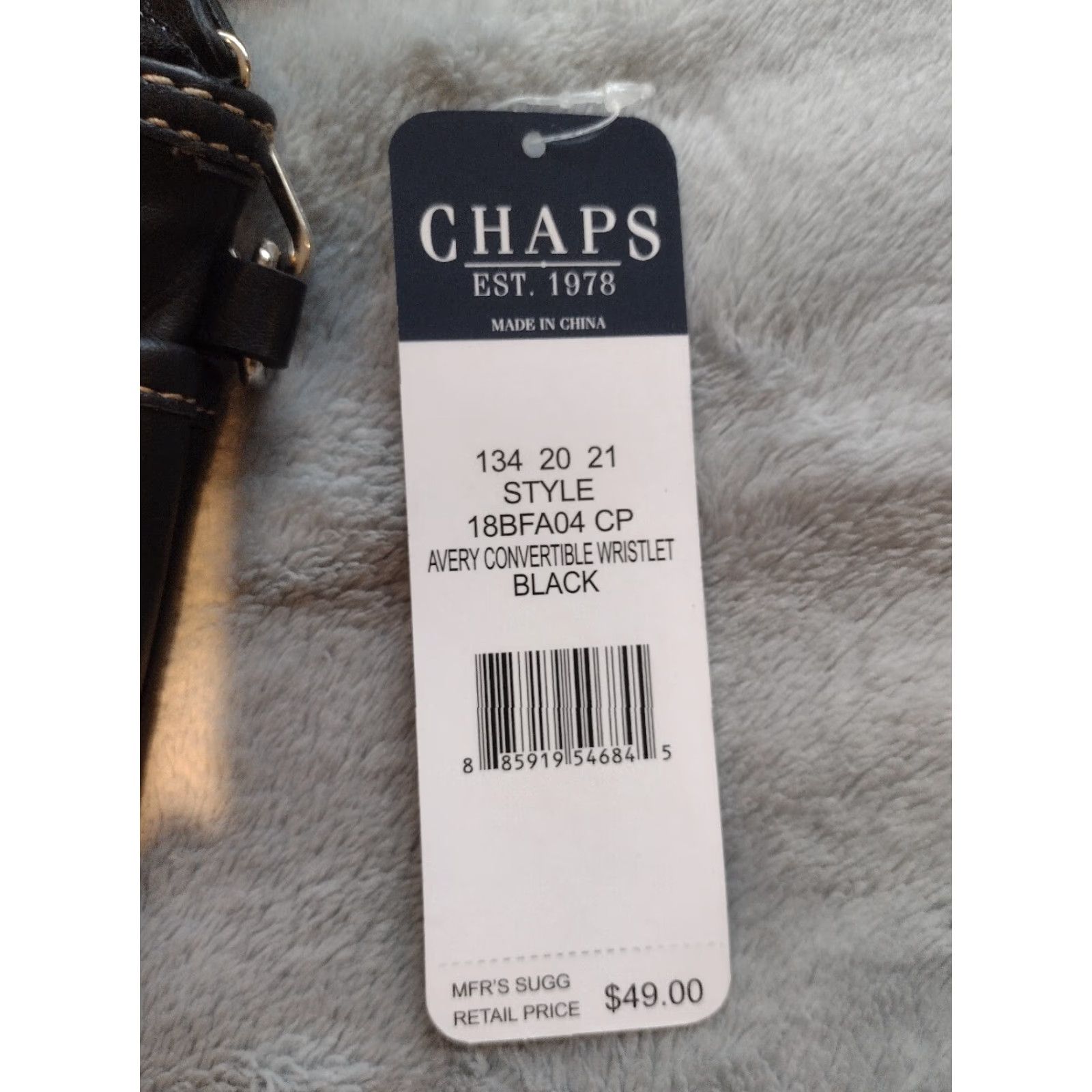 Chaps Chaps Avery Convertible Wristlet Black Small Womens Size ONE SIZE - 2 Thumbnail