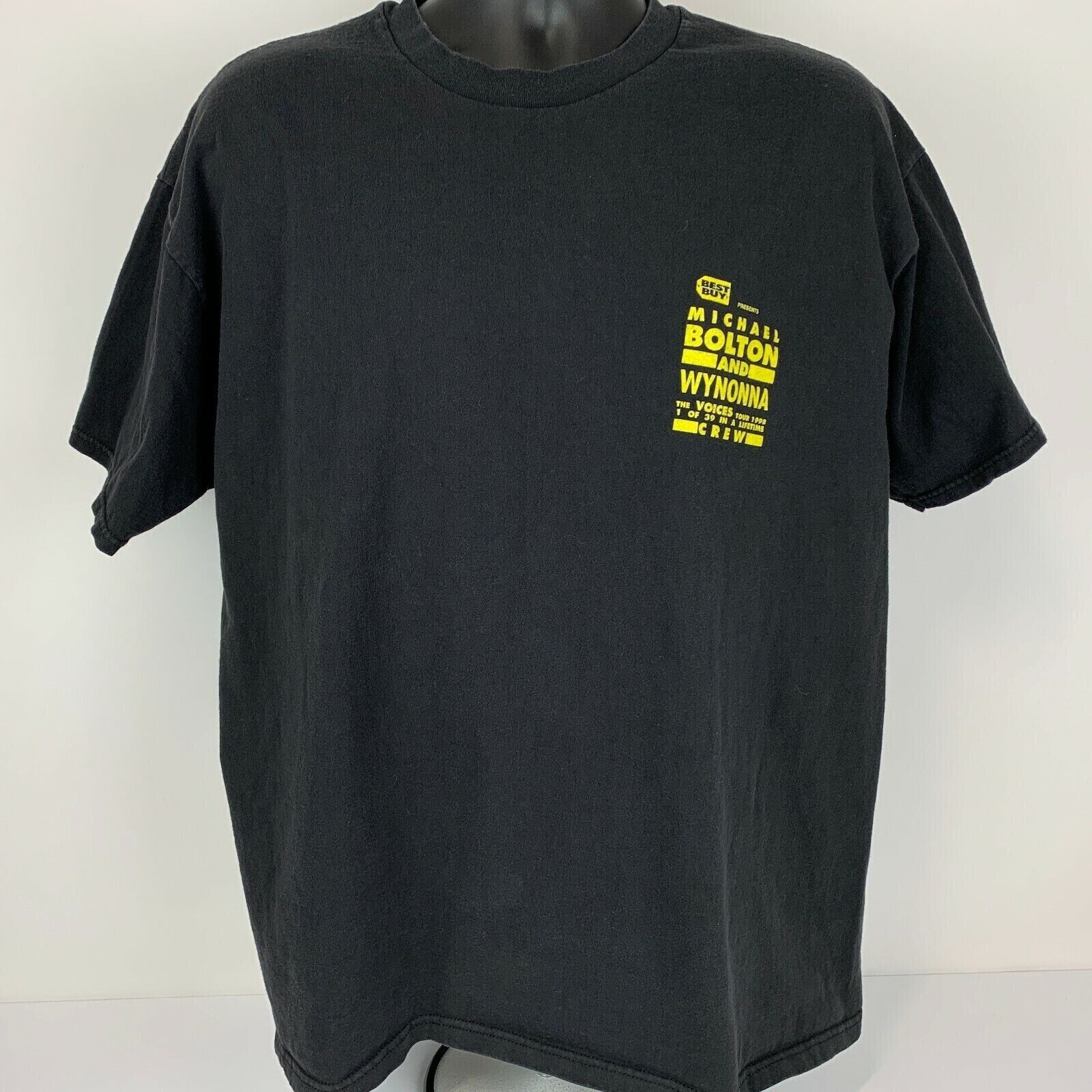 Vintage Vintage Michael Bolton Wynonna Judd Tour T Shirt Black XL Size US XL / EU 56 / 4 - 2 Thumbnail