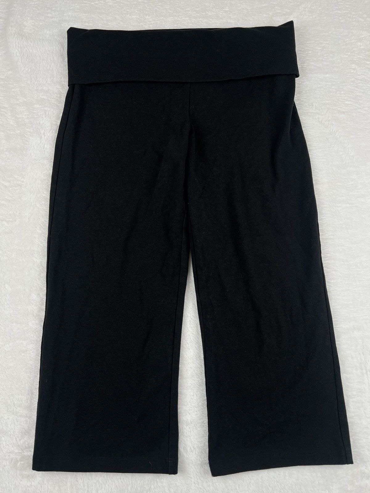 Pink PINK VS Foldover Capri Yoga Pants Cheetah Logo Black Size L Size 34" / US 12 / IT 48 - 4 Thumbnail