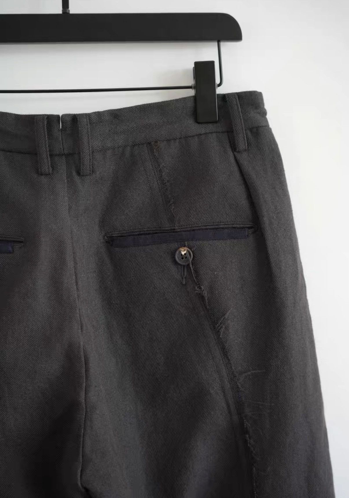 Ziggy Chen Ziggy Chen 19aw Slashed Raw Hem Trousers K4 Size US 30 / EU 46 - 5 Thumbnail