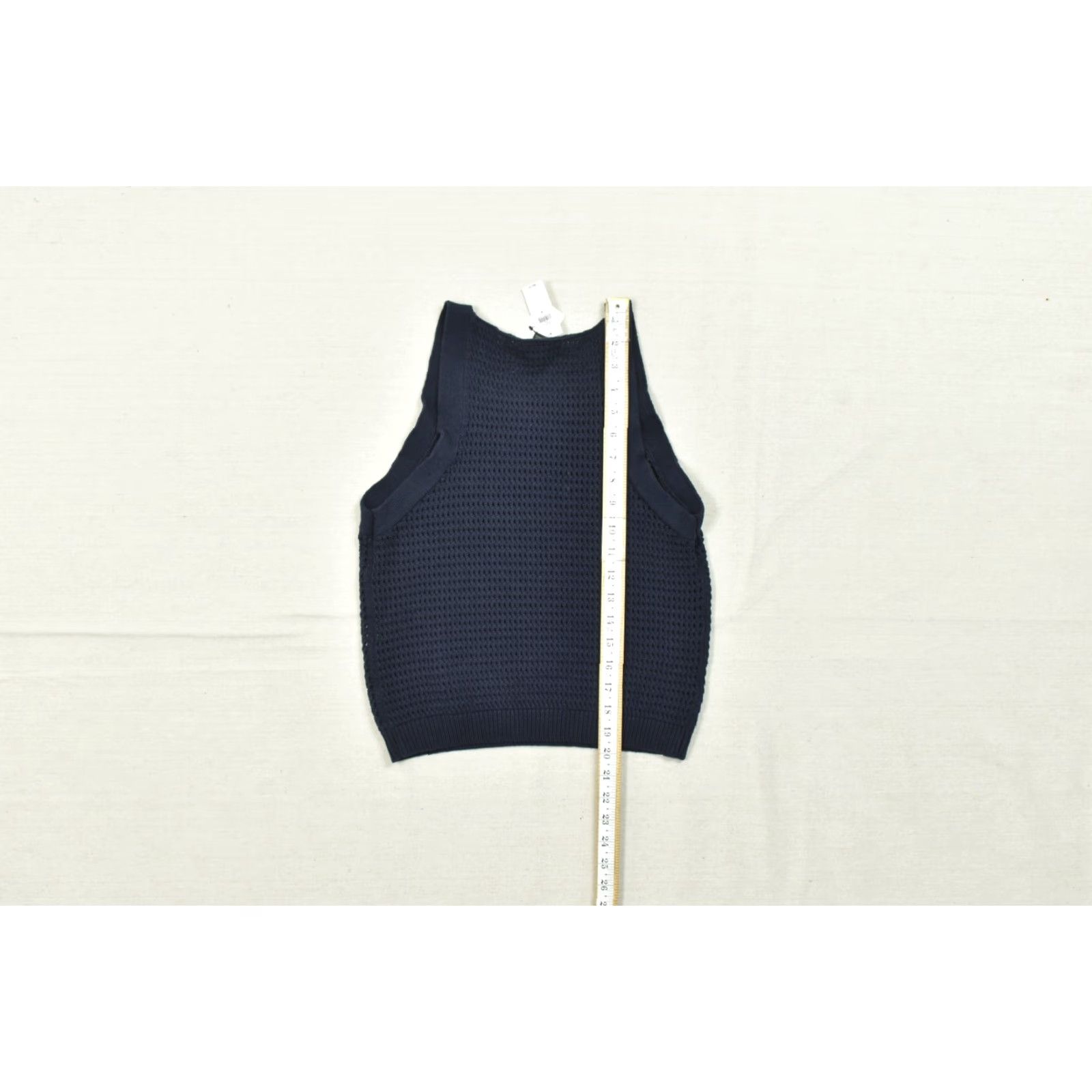 Banana Republic VINTAGE? No. Banana Republic Tank Top Navy Blue Cotton Knit Sleeveless Round Neck Regular Fit Women M NWT Size M / US 6-8 / IT 42-44 - 5 Thumbnail