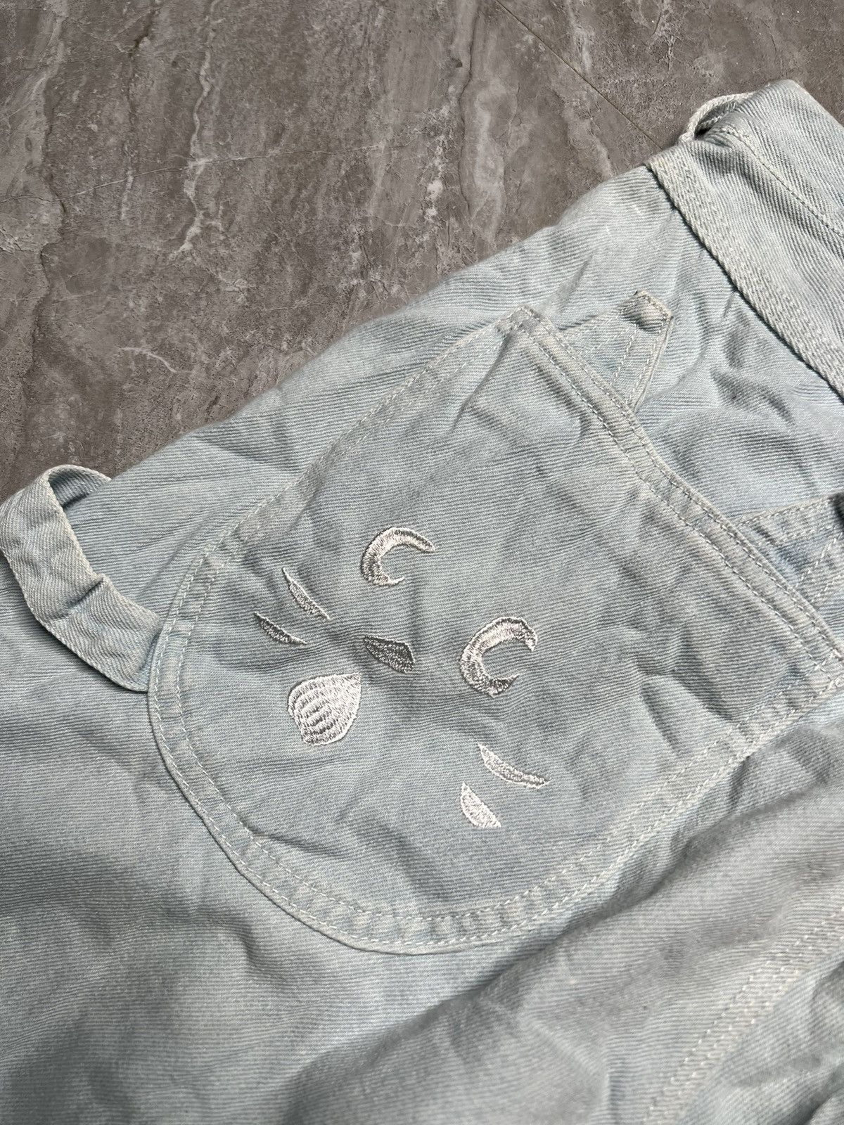 Issey Miyake × Ne-Net NE-Net Issey Miyake Nya cat Carpenter Pants Size US 33 - 7 Thumbnail