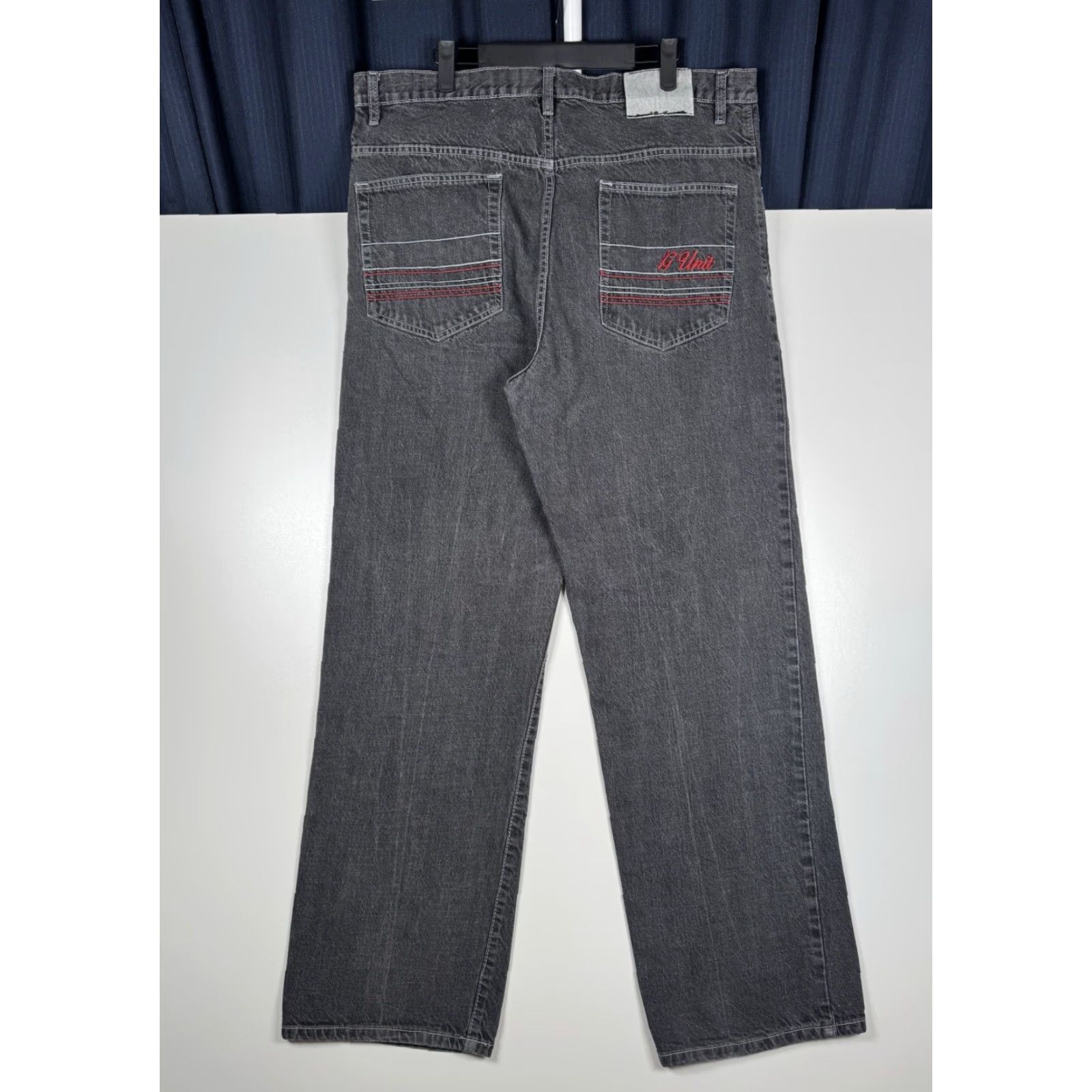 Vintage VINTAGE G-UNIT Jeans Relaxed Fit - Light Black Wash - Men - 38x34 - Y2K Size US 38 / EU 54 - 2 Thumbnail