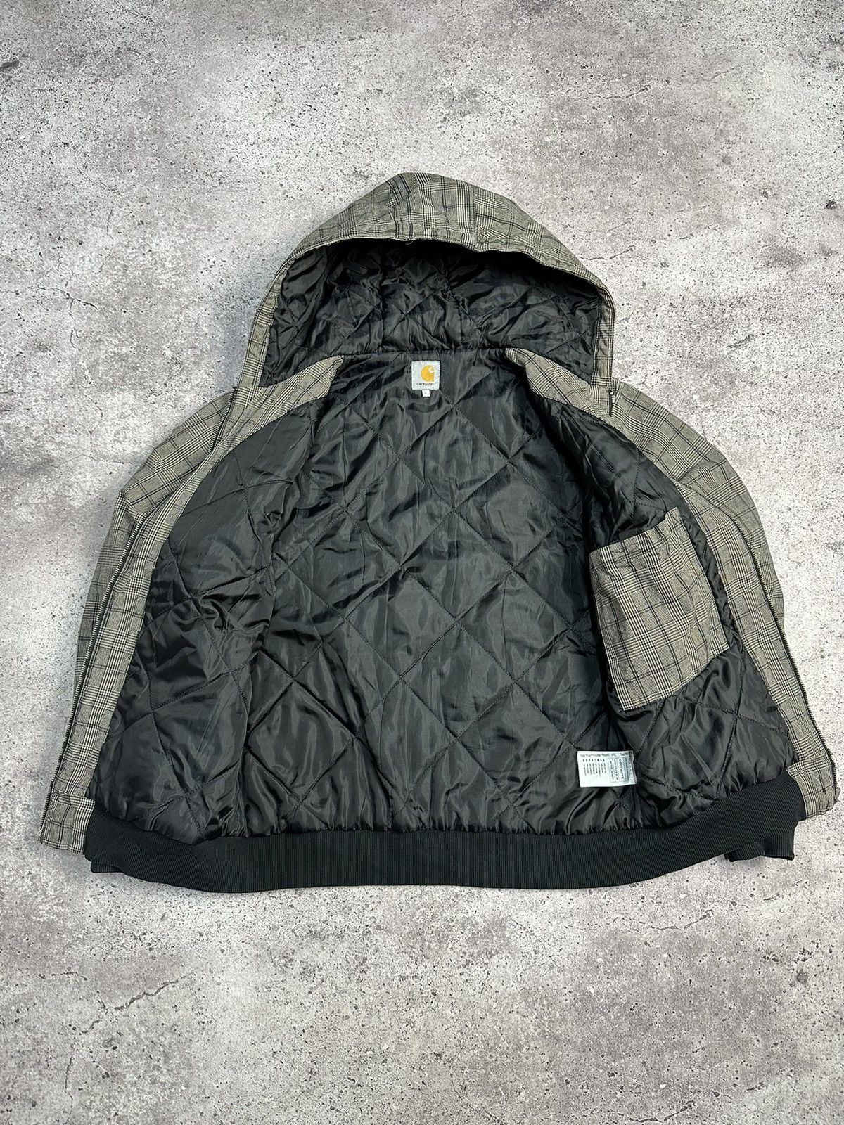 Carhartt Vintage Carhartt Active Jacket Check Print Kanye West Style Size US L / EU 52-54 / 3 - 12 Thumbnail