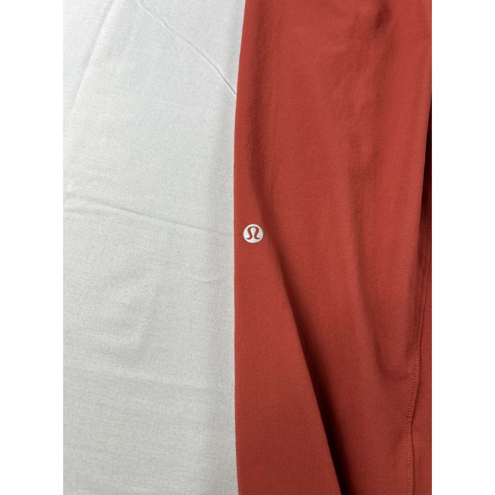 Lululemon Lululemon Jogger Pants Womens 2 Orange High Rise Elastic Waist Pockets Knit Nylon Spandex Tapered 28.5in Inseam Size 26" / US 2 / IT 38 - 4 Thumbnail
