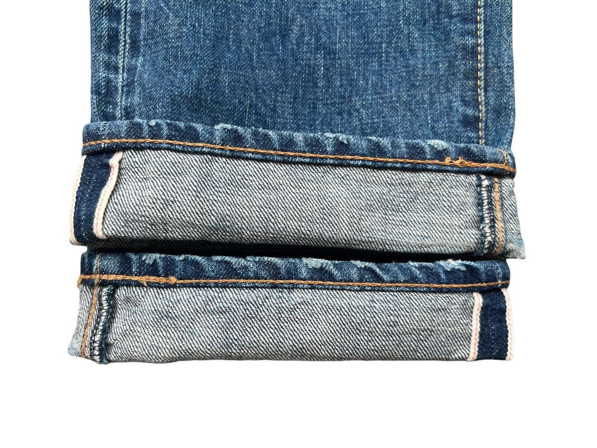 Japanese Brand × Journal Standard Journal Standard Selvedge Distressed Patchwork Jeans 31x30 Size US 31 - 7 Thumbnail