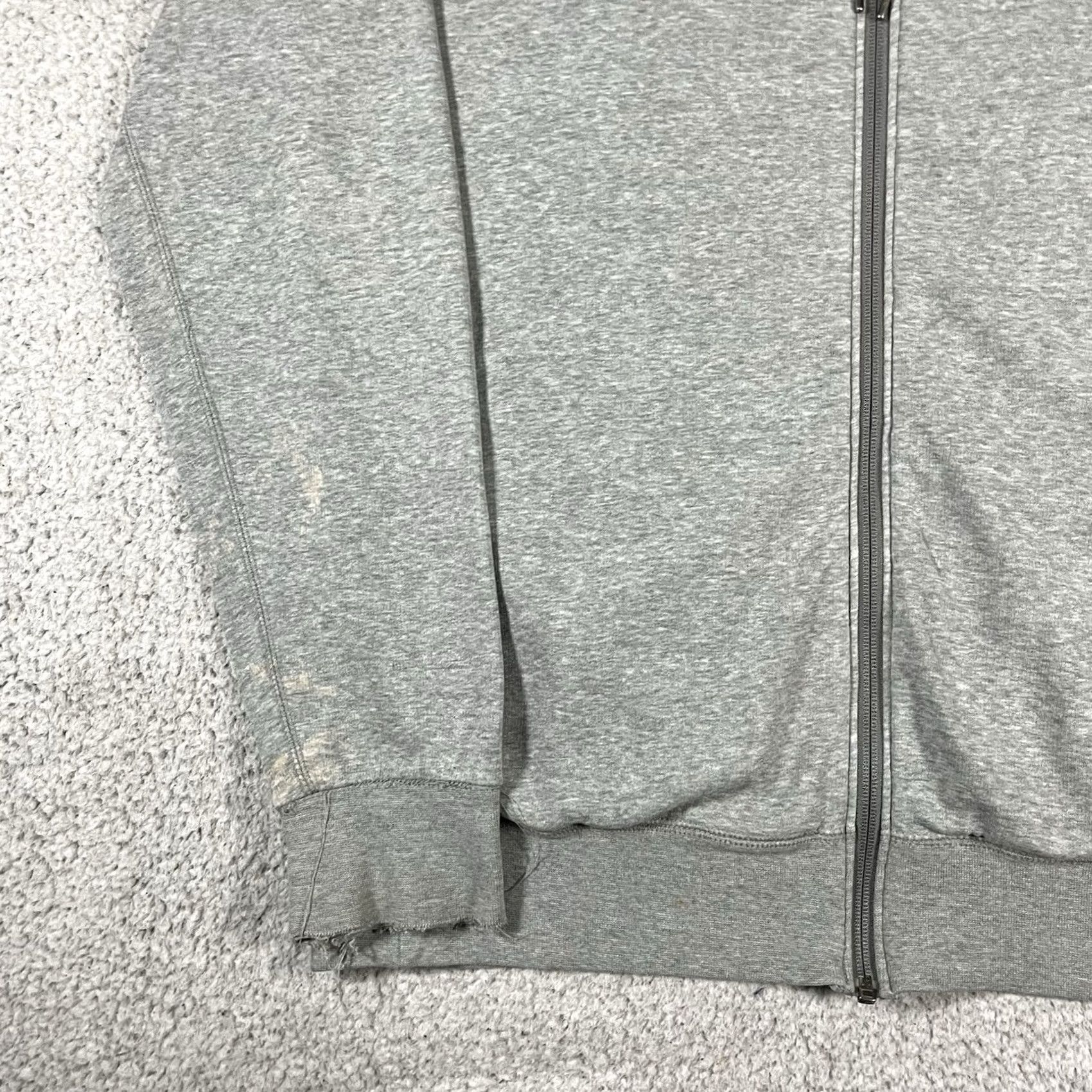 Jordan Brand Air Jordan Hoodie Men L Gray Full Zip Jumpman Basketball Sweatshirt Classic Size US L / EU 52-54 / 3 - 6 Thumbnail