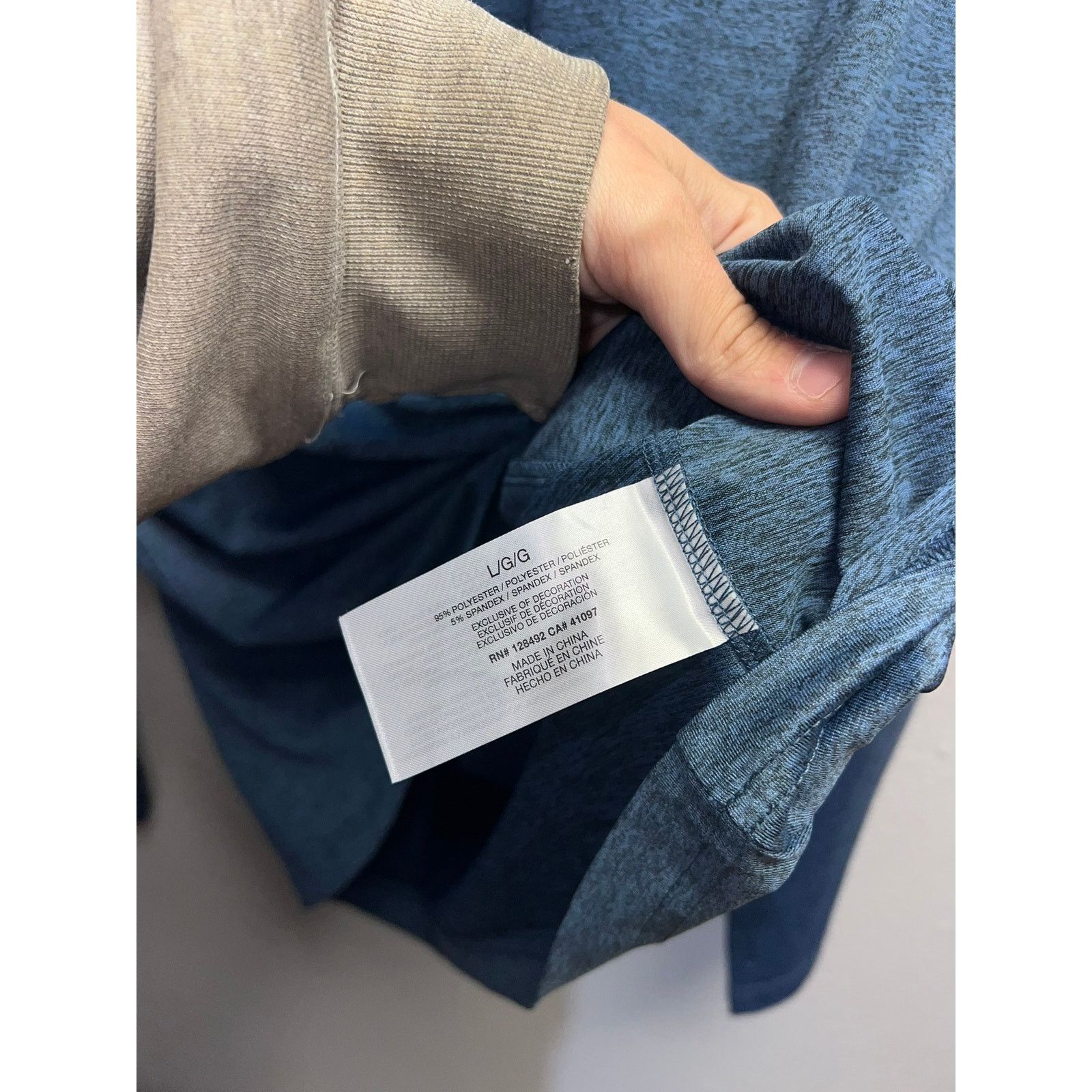 Greg Norman Greg Norman Jacket Performance Fabric 1/4 Zip Blue NWT L Size US L / EU 52-54 / 3 - 8 Thumbnail
