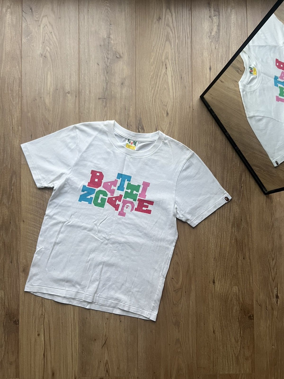 BAPE LADIES SPELLOUT TEE
