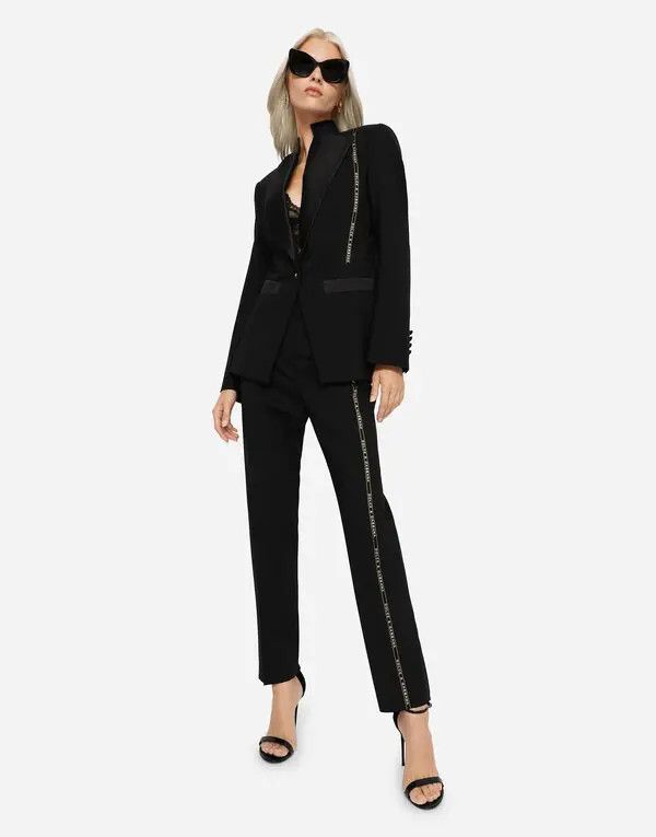 Dolce & Gabbana o1y0825 Blazer in Black Size M / US 6-8 / IT 42-44 - 3 Thumbnail