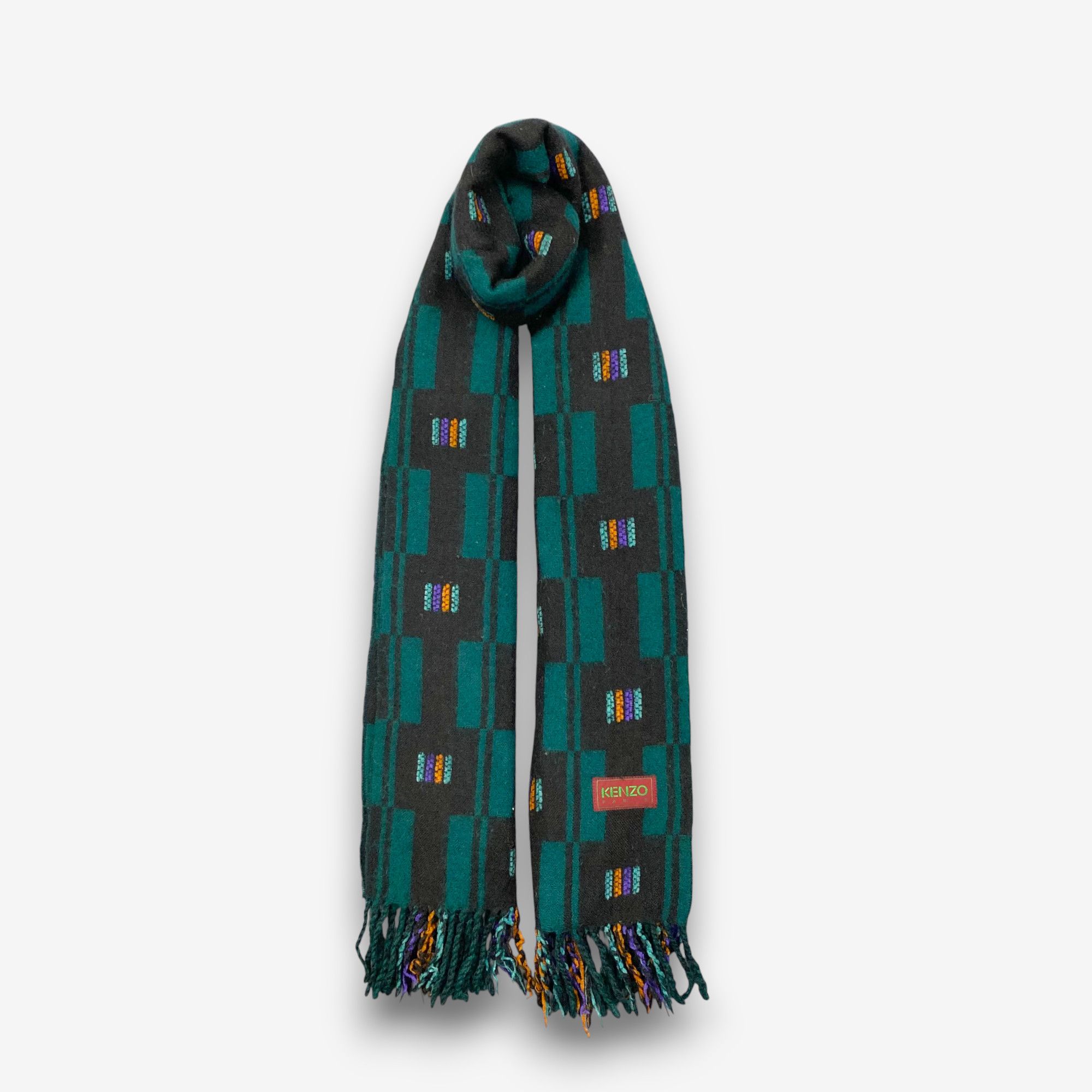 Kenzo Vintage Kenzo Scarf Muffler Wool Winter Scarves Size ONE SIZE - 1 Thumbnail