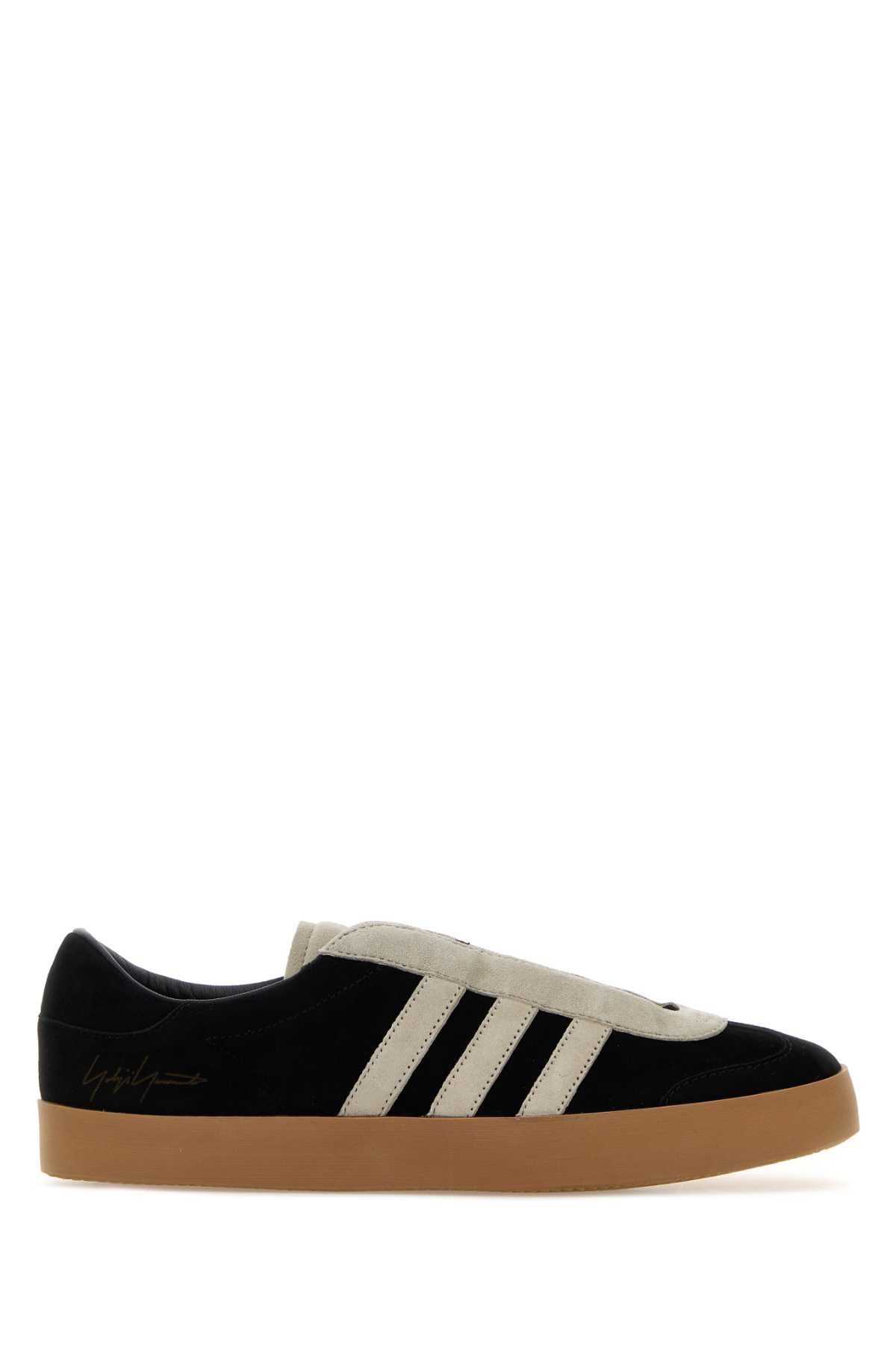 Y-3 Black Suede Y-3 Gazelle Sneakers Size US 8 / EU 41 - 1 Thumbnail