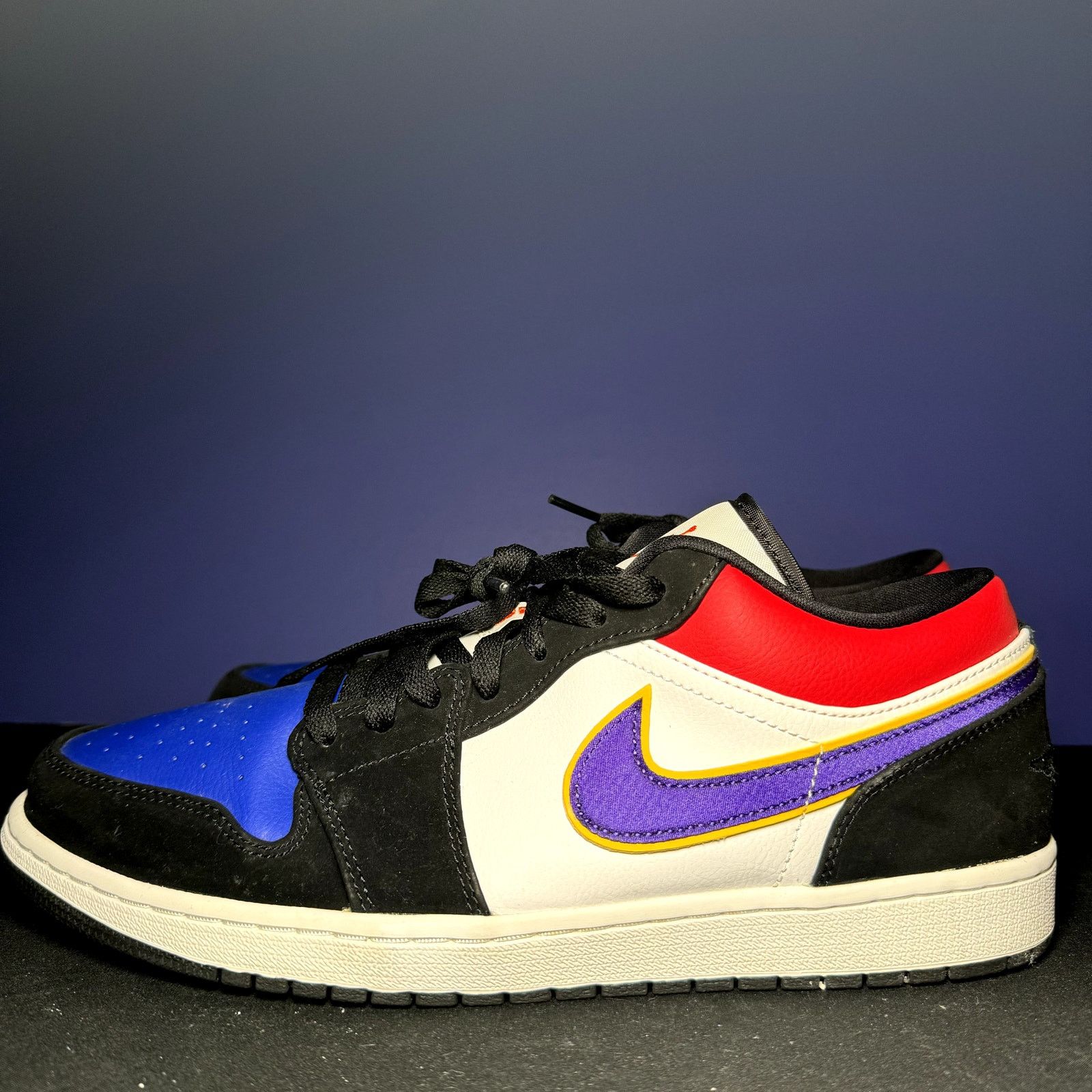 Jordan Brand × Nike Nike Air Jordan 1 Low Rivals Men's Shoes - Size 11.5 Size US 11.5 / EU 44-45 - 9 Thumbnail
