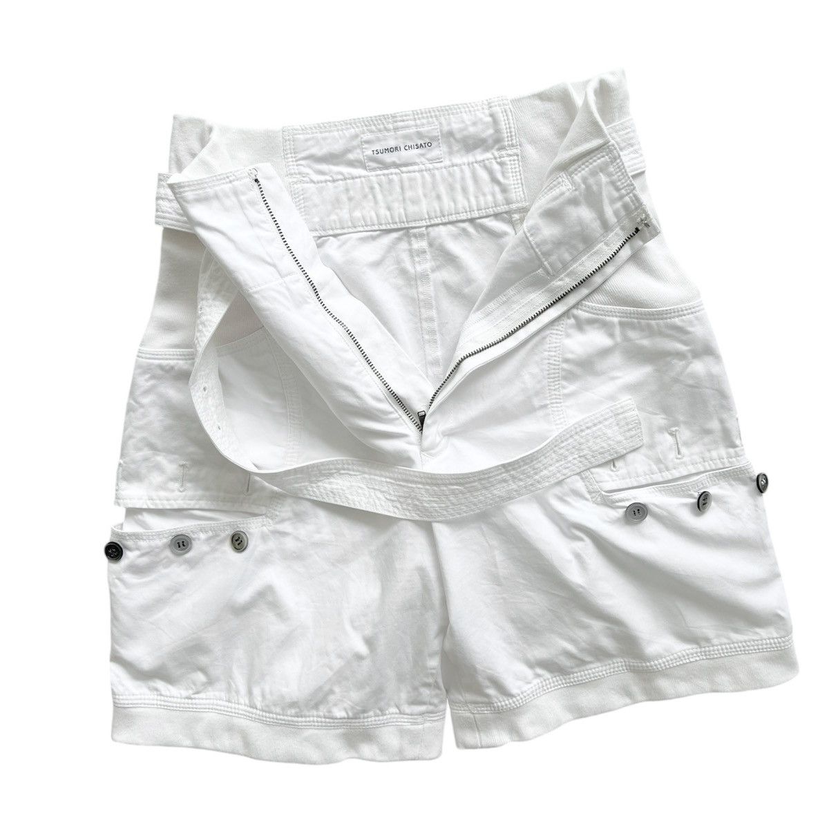 Issey Miyake × Tsumori Chisato TSUMORI CHISATO WHITE SHORT PANTS Size 26" / US 2 / IT 38 - 5 Thumbnail