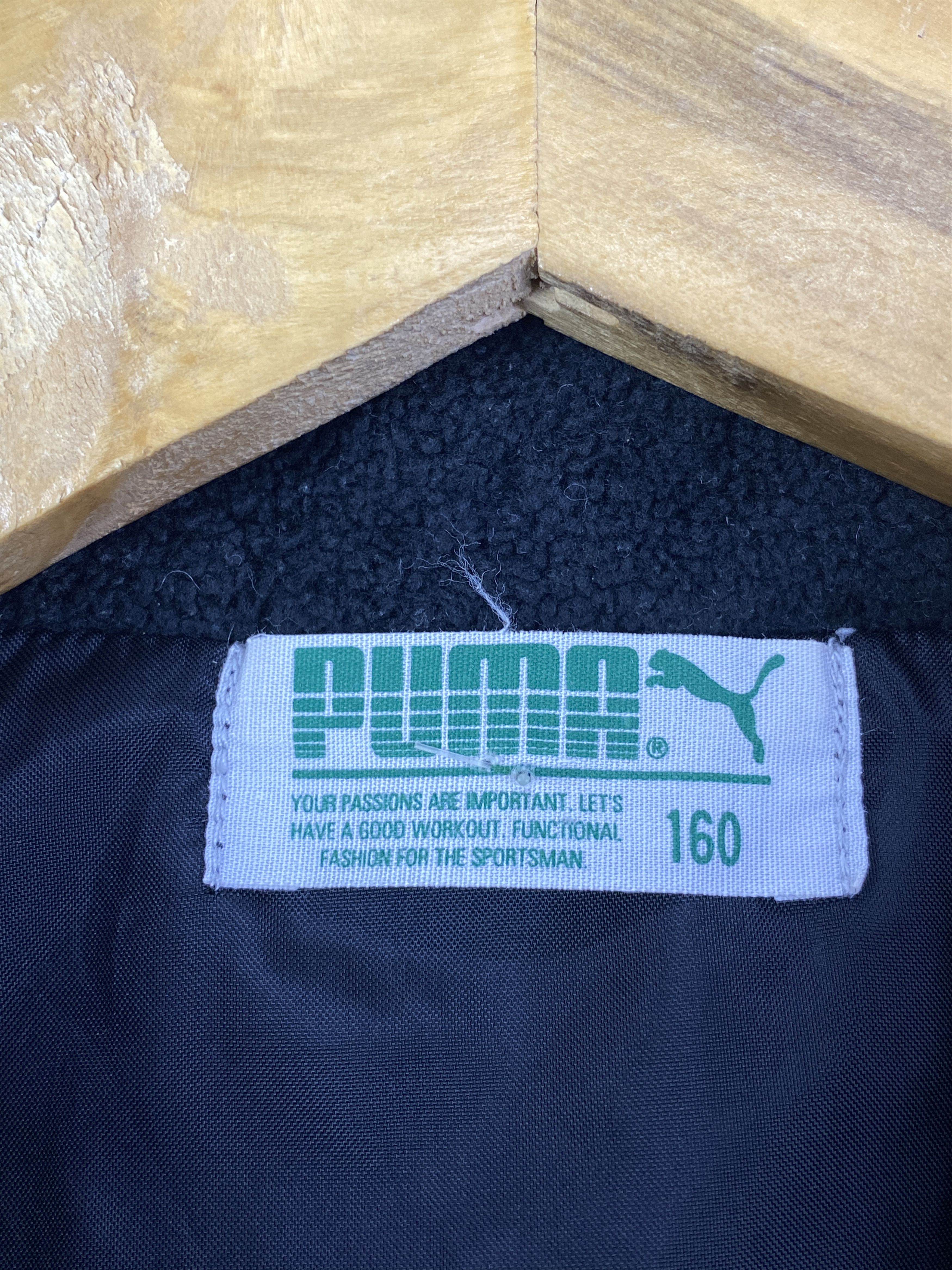 Puma Vintage Puma Full-zip Black Fleece Jacket JA0227 Size US L / EU 52-54 / 3 - 5 Thumbnail