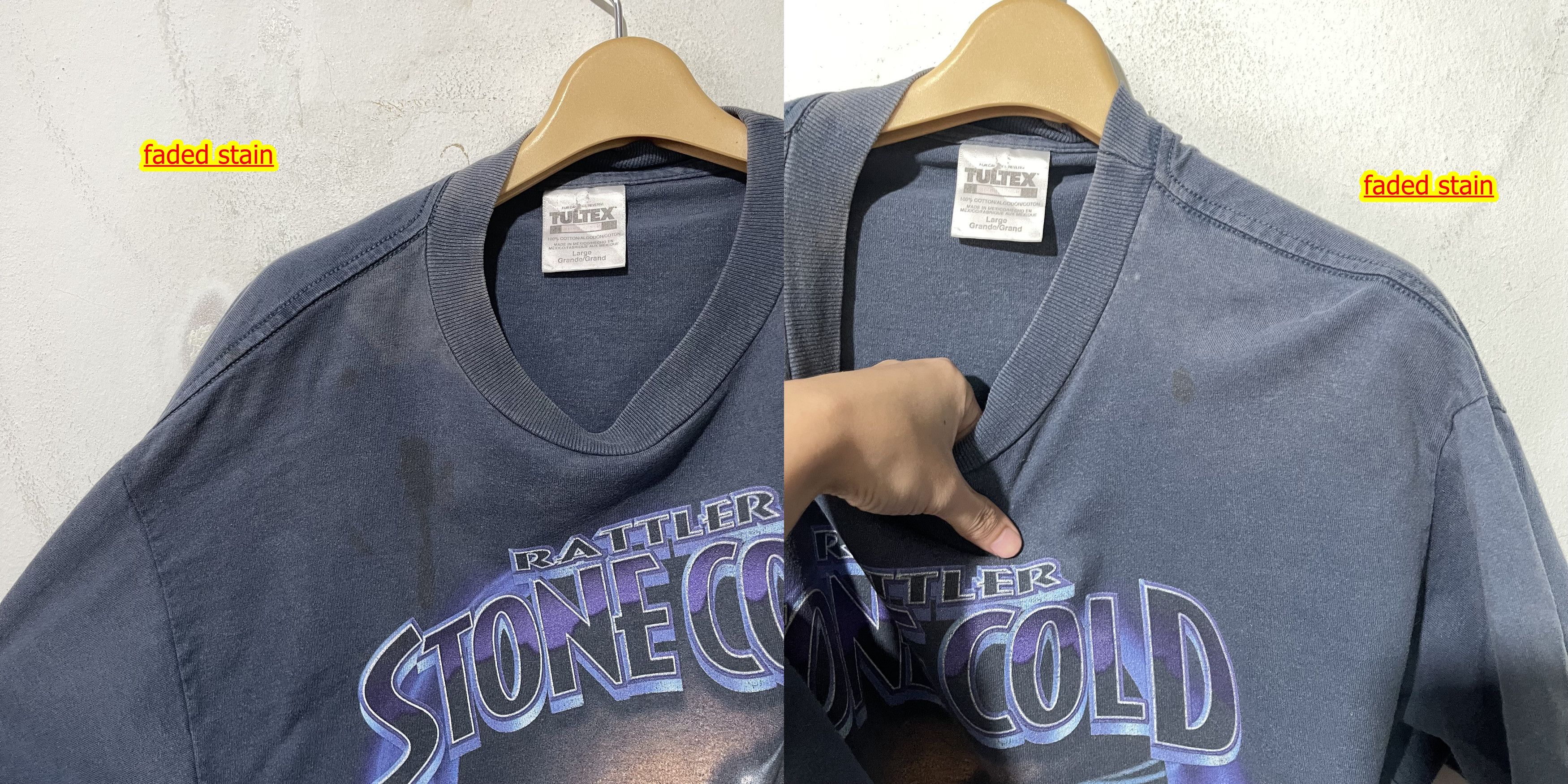 Vintage Vintage 1998 Stone Cold Steve Austin WWF Shirt Size US L / EU 52-54 / 3 - 6 Thumbnail